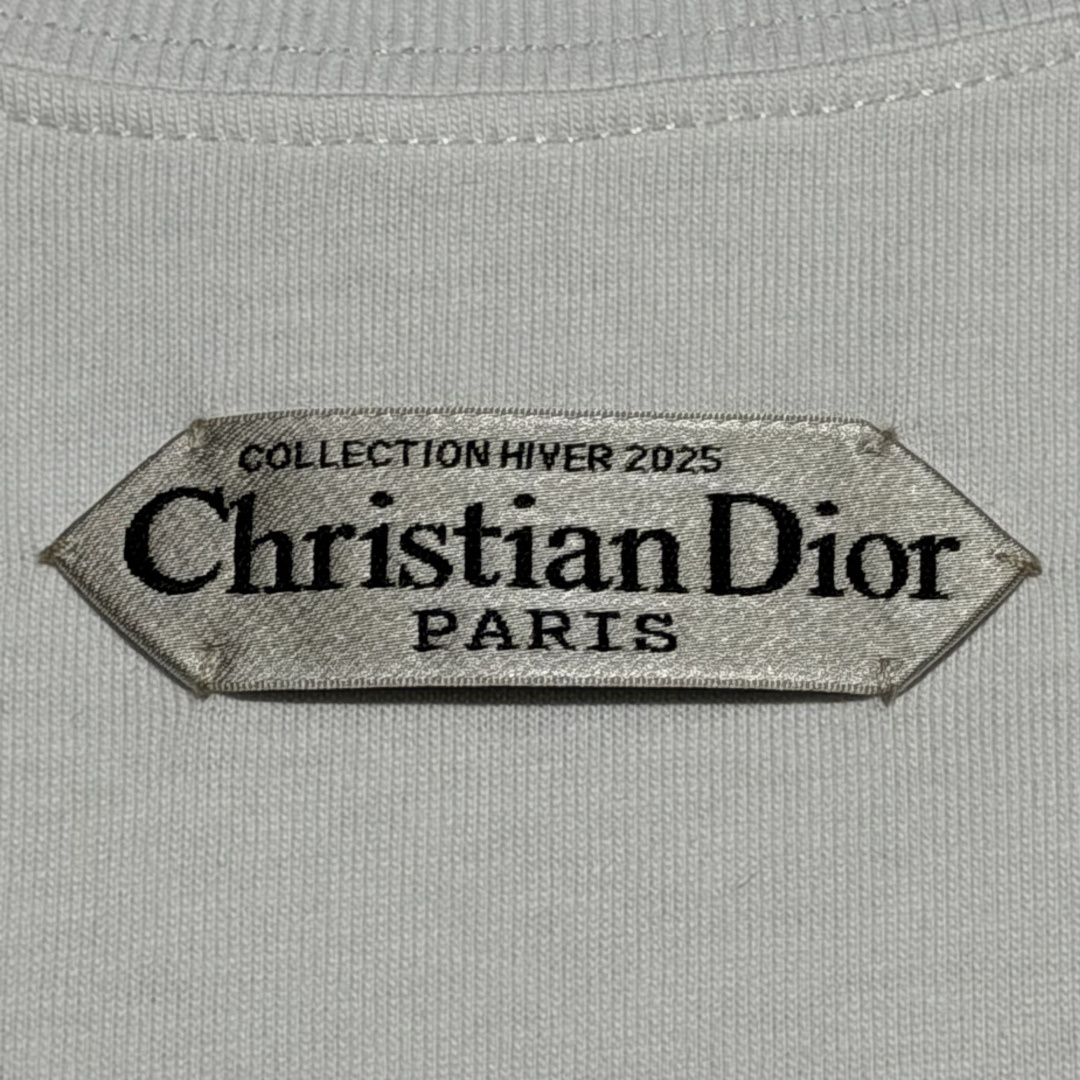 DIOR Cotton Undershirt with Chest Logo（543J609A0847-C001）