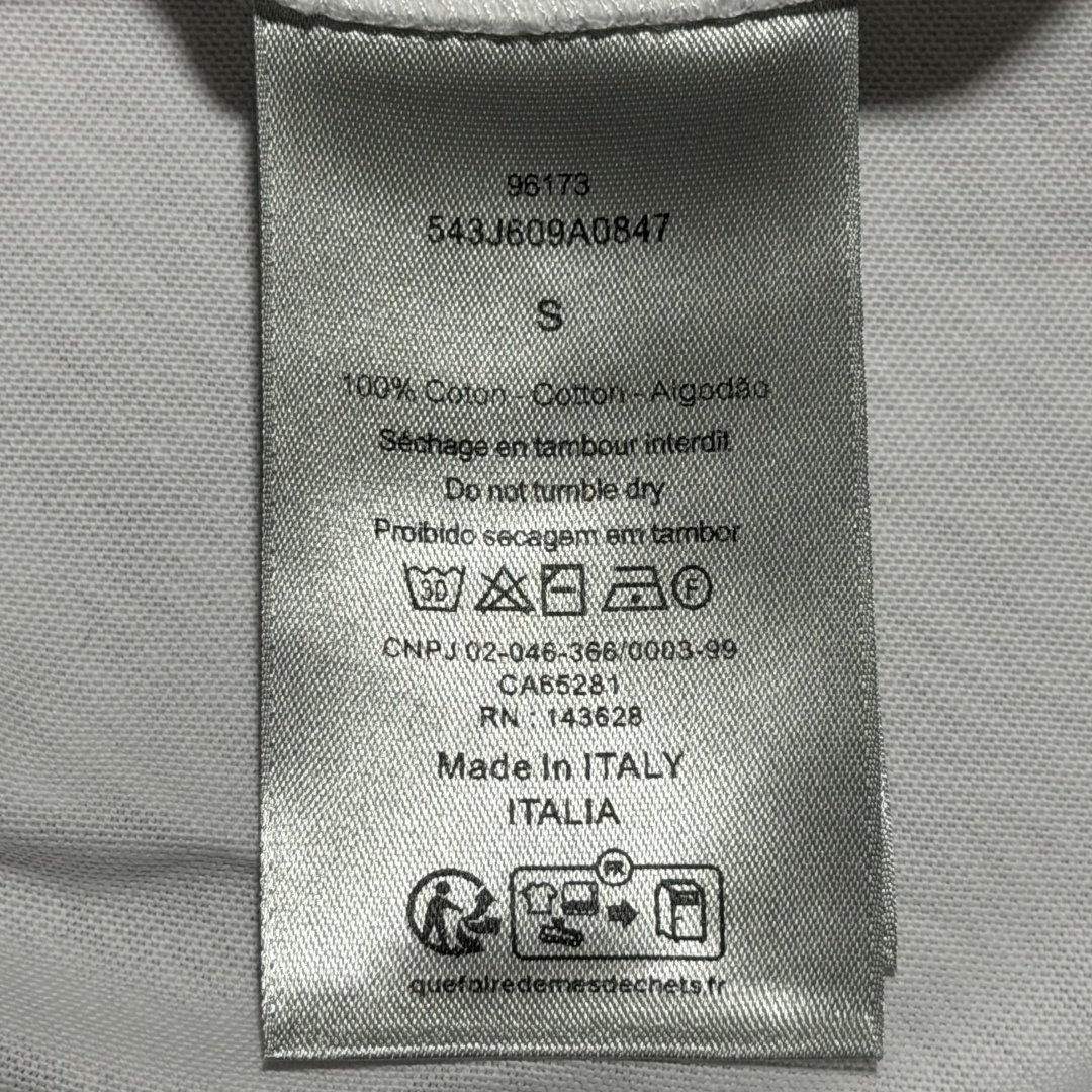 DIOR Cotton Undershirt with Chest Logo（543J609A0847-C001）