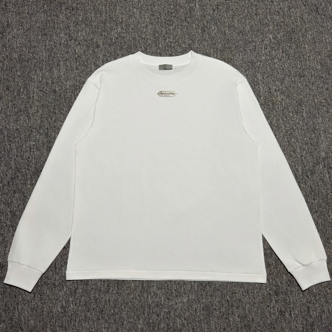 DIOR Cotton Undershirt with Chest Logo（543J609A0847-C001）