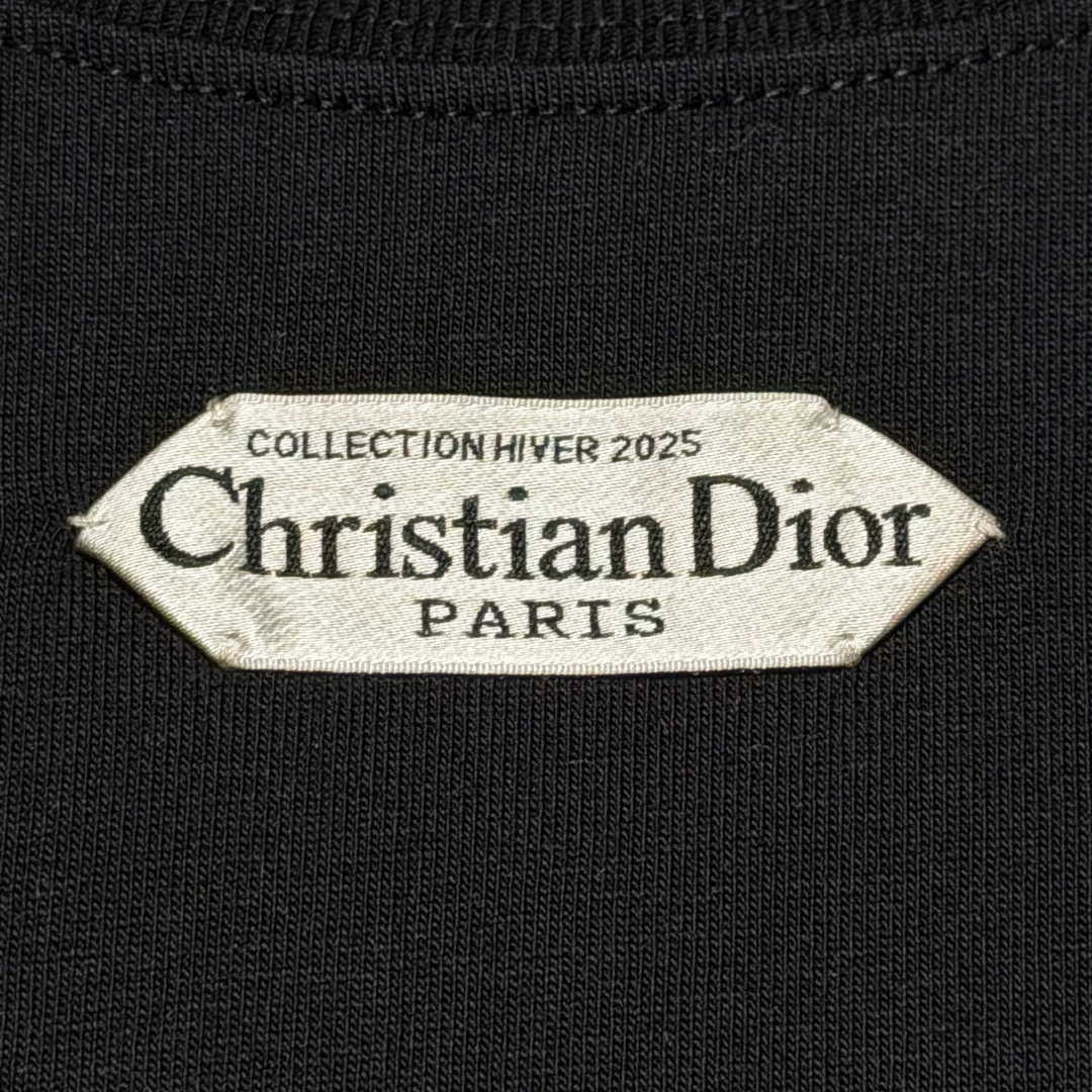DIOR Cotton Undershirt with Chest Logo（543J609A0847-C001）