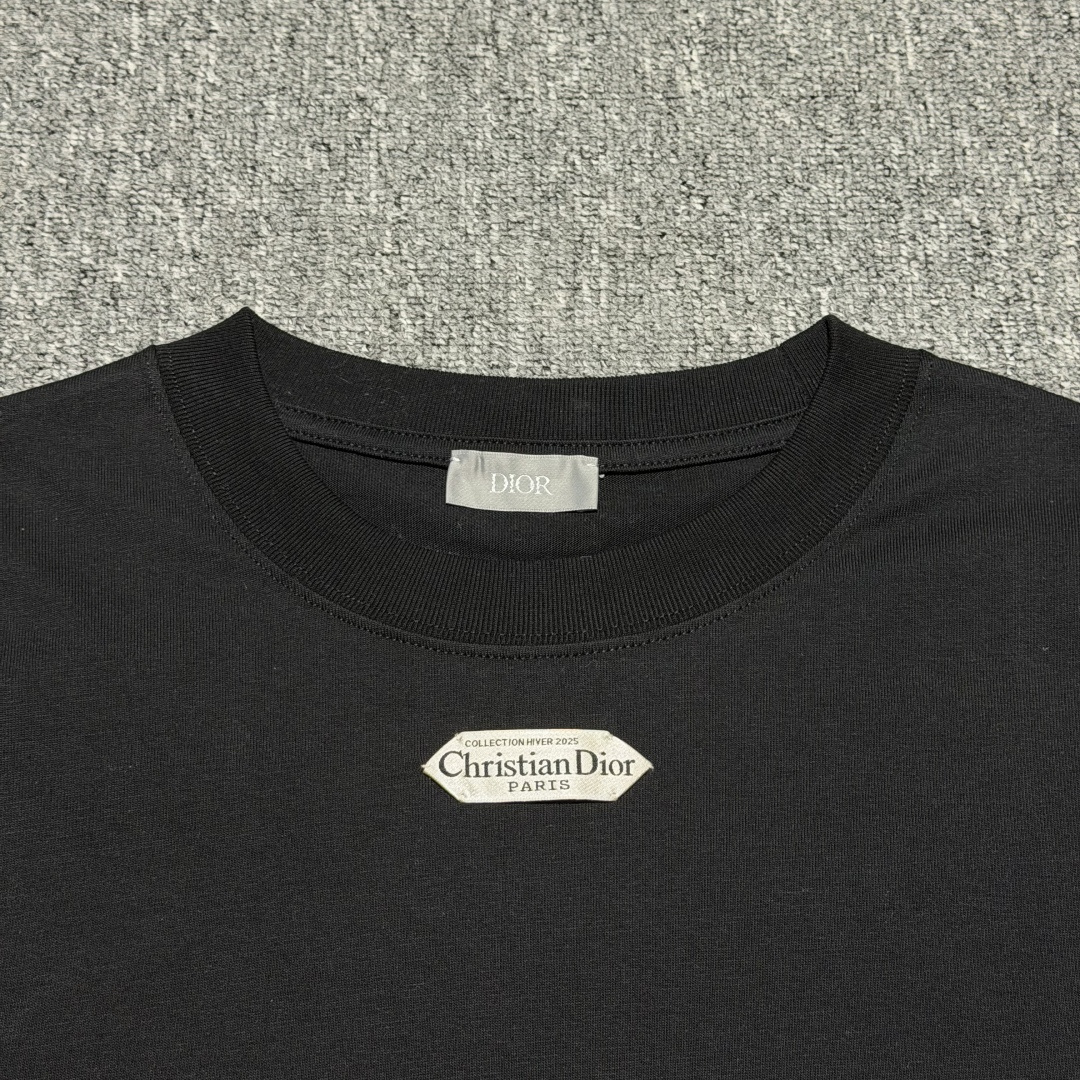 DIOR Cotton Undershirt with Chest Logo（543J609A0847-C001）