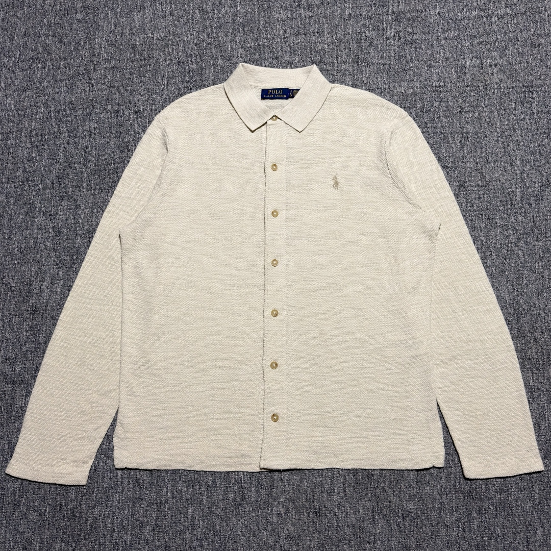 Polo Ralph Lauren L/S Cotton Blend Placket Cardigan Sweater（710962905-002）