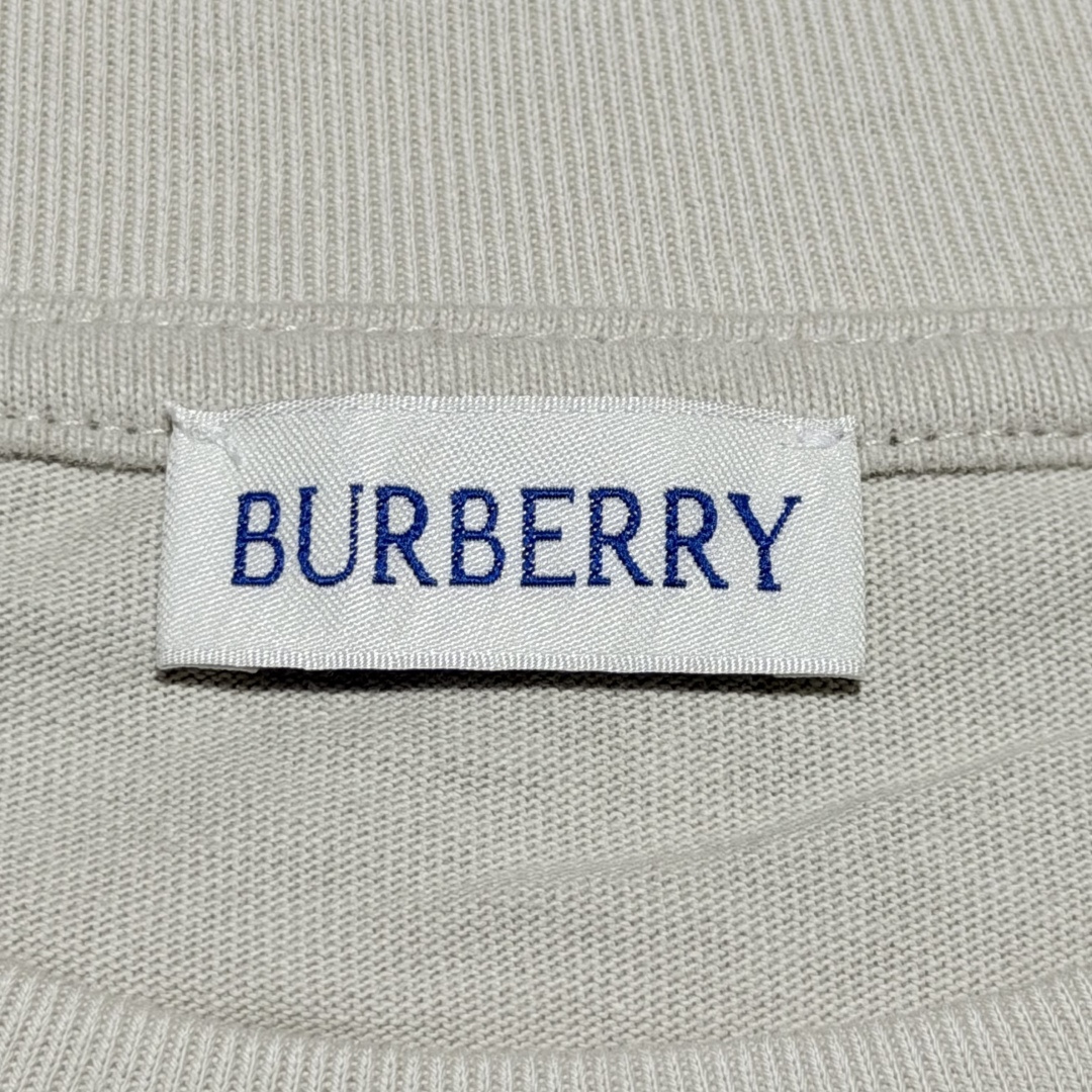BURBERRY 2025 Spring/Summer Men's White Knot Logo Cotton T-Shirt (81062941）