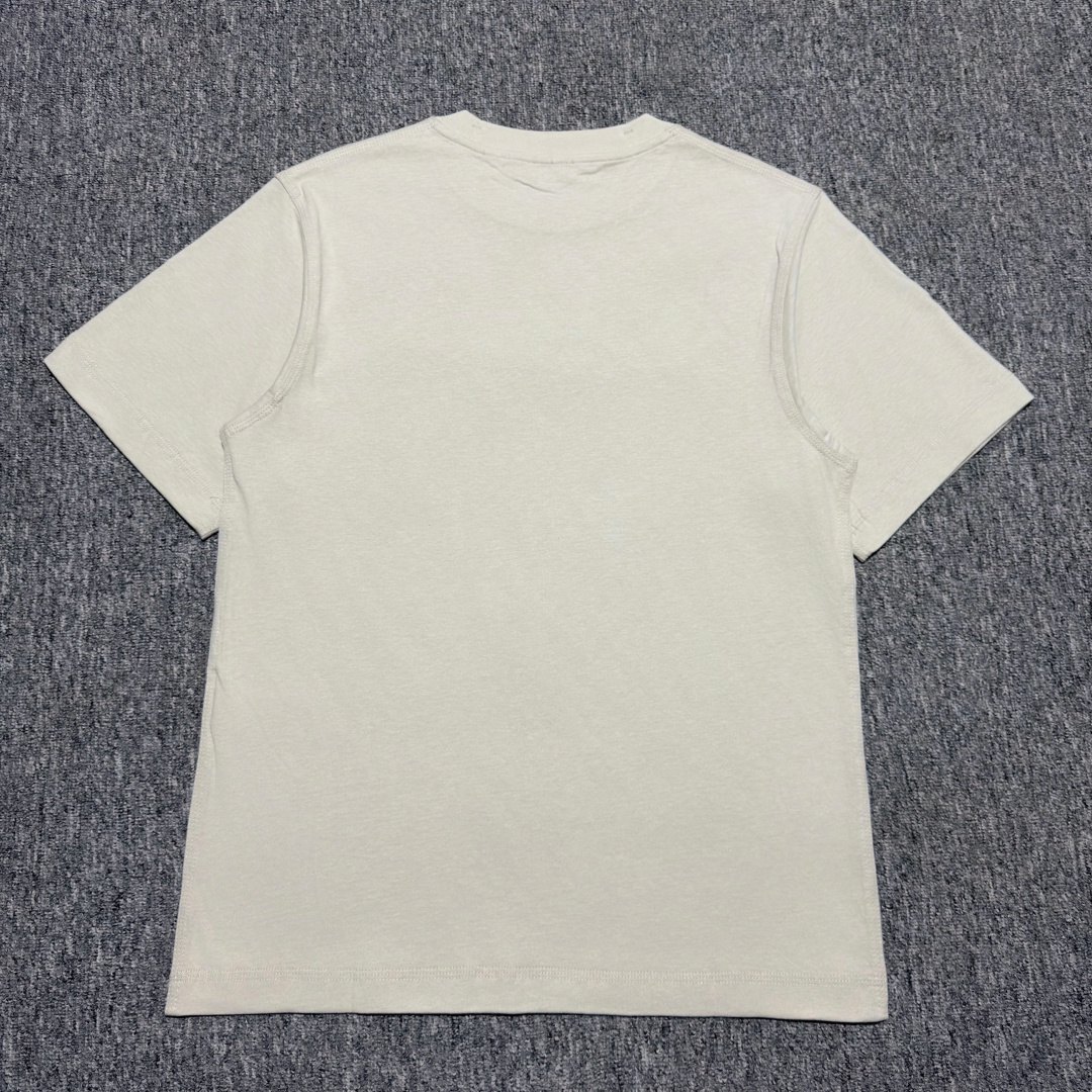 BURBERRY 2025 Spring/Summer Men's White Knot Logo Cotton T-Shirt (81062941）