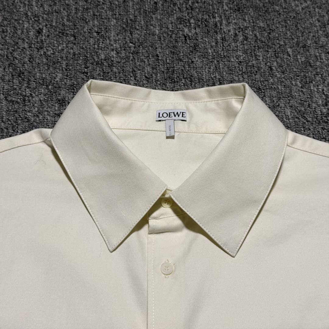 LOEWE Men Shirts H526Y05XAN 2370 Beige（H526Y05XAN-2370）