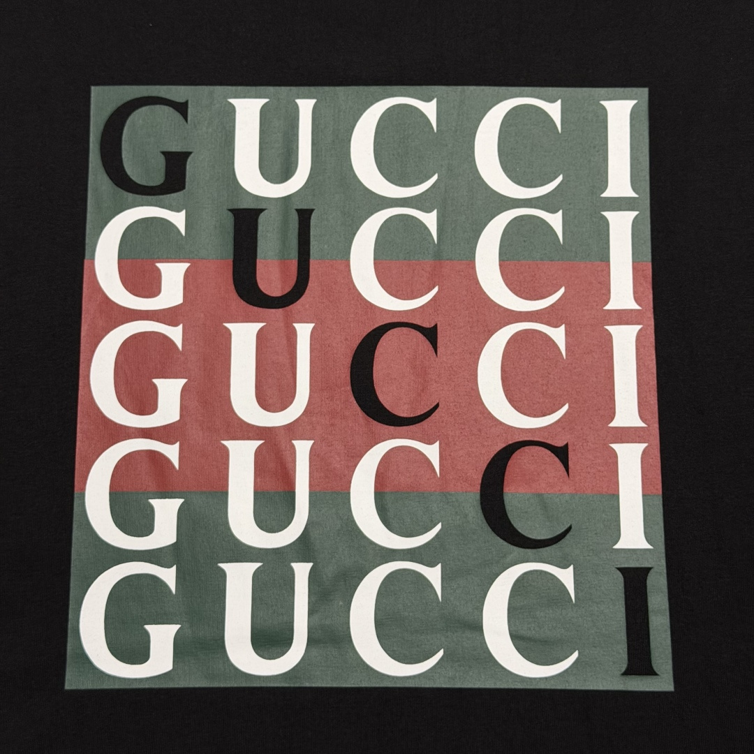 Gucci Jersey T-Shirt 'Black'（798764-XJGYY-1000）