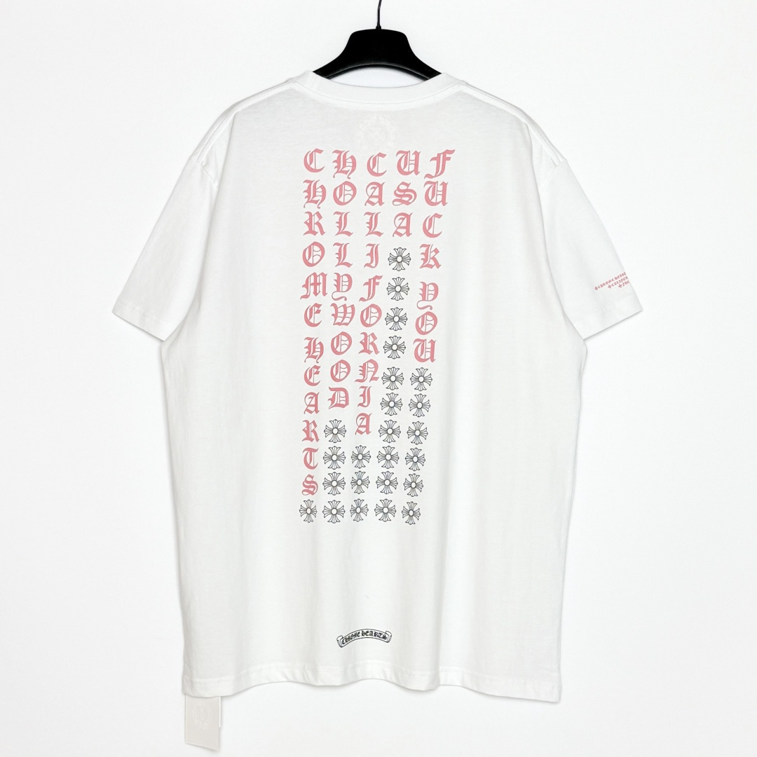 Chrome Hearts Vertical Logo T-Shirt(CH-T20260022）