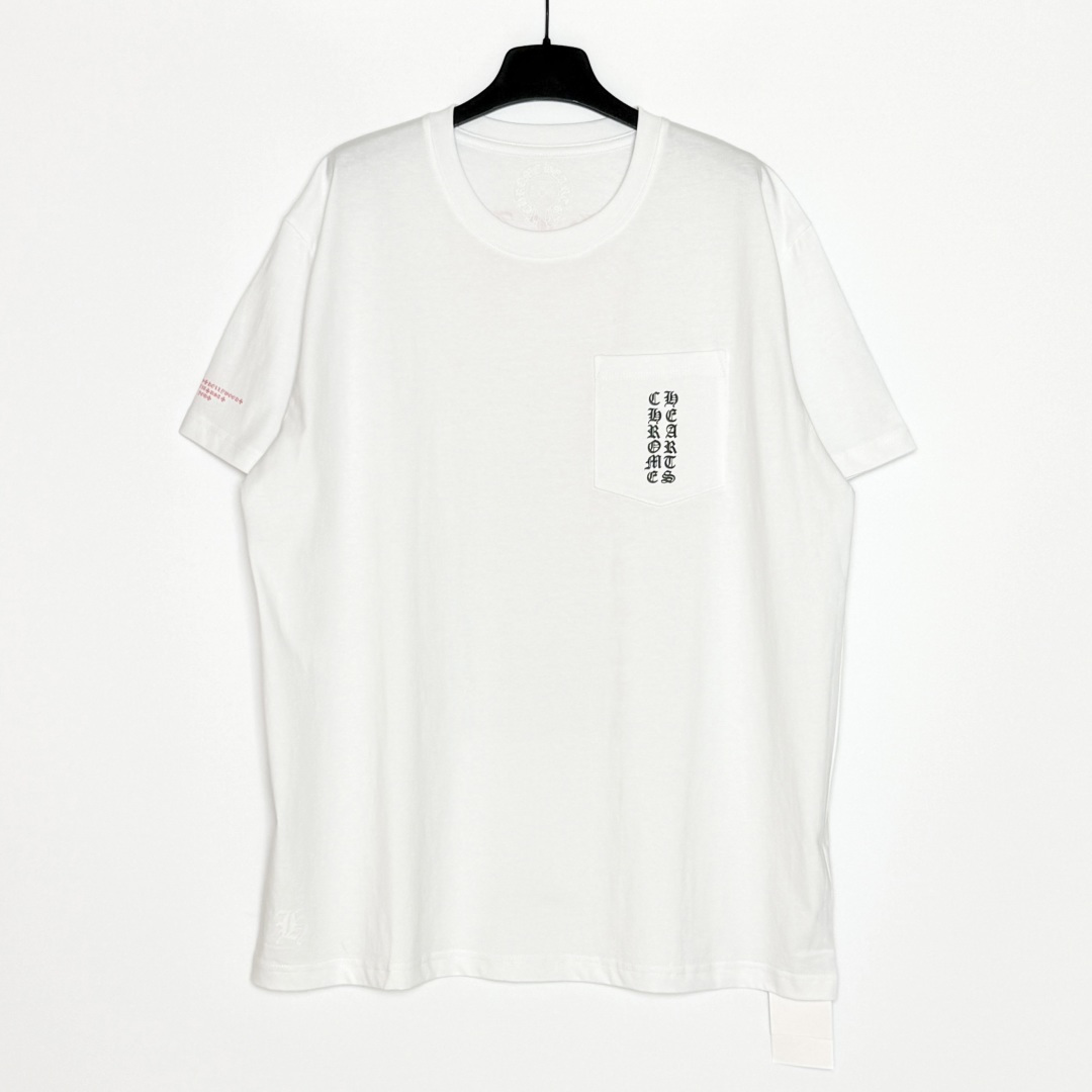 Chrome Hearts Vertical Logo T-Shirt(CH-T20260022）