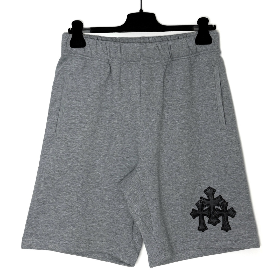 Chrome Hearts cross-patch Sweat Shorts (CH-20261288）