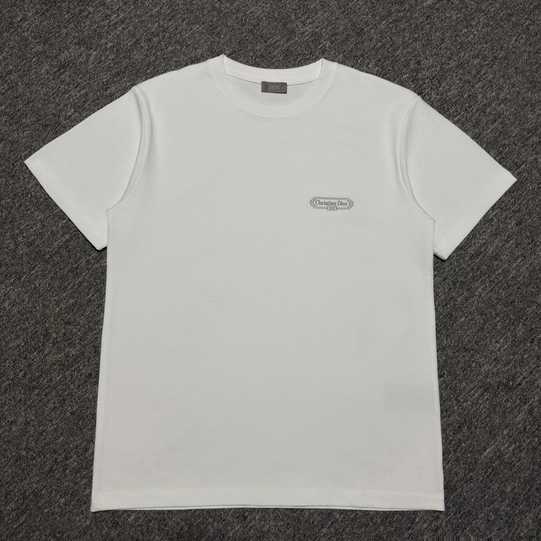 Dior CD Box T-Shirt, Relaxed Fit（613J696F0554-C088）
