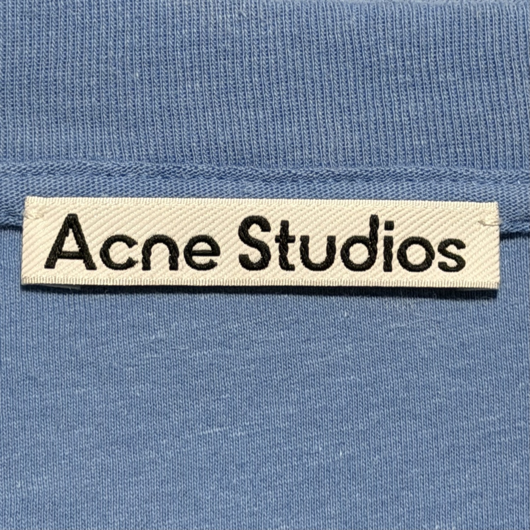 Acne Studios Sprayed Logo T-Shirt Cornflower Blue (FN-UX-TSHI000013）