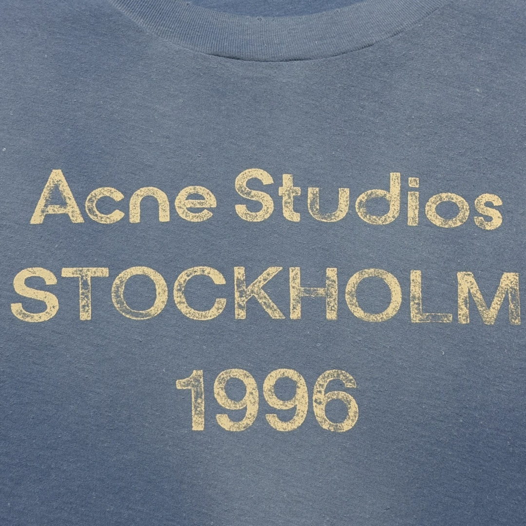 Acne Studios Sprayed Logo T-Shirt Cornflower Blue (FN-UX-TSHI000013）