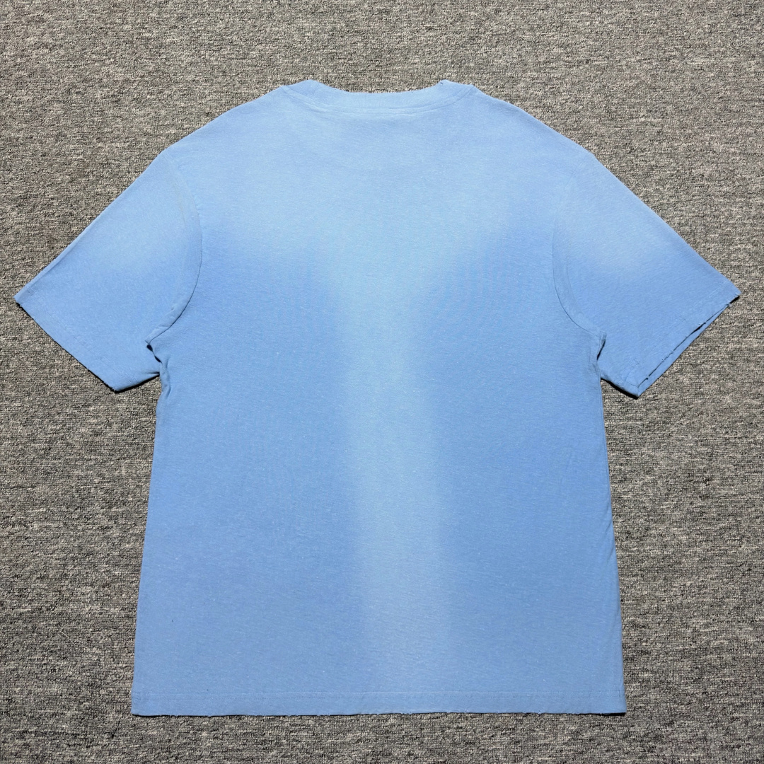 Acne Studios Sprayed Logo T-Shirt Cornflower Blue (FN-UX-TSHI000013）