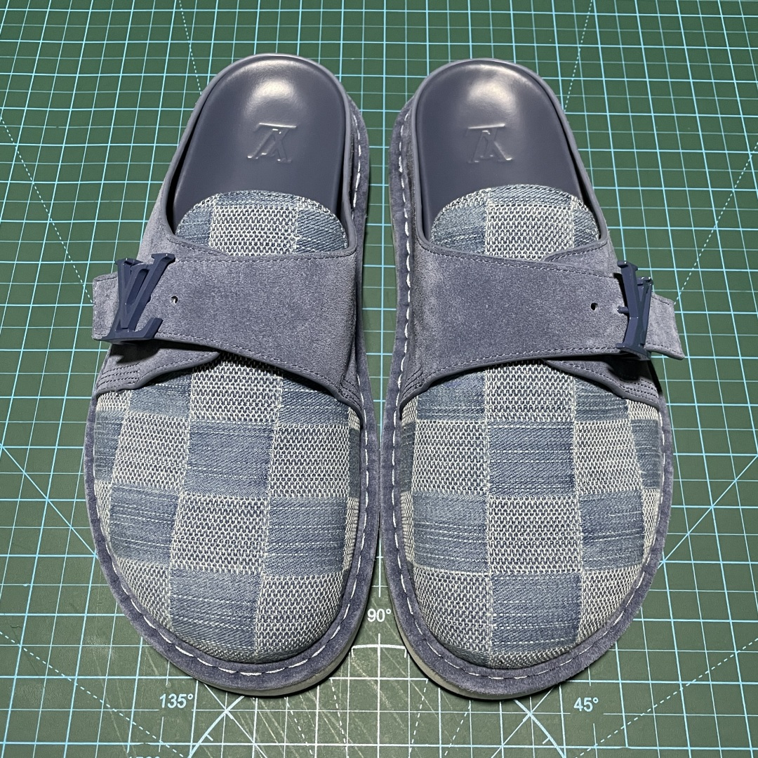Louis Vuitton Monogram Easy Line LV Logo Flat Sandals（1AA0BX）