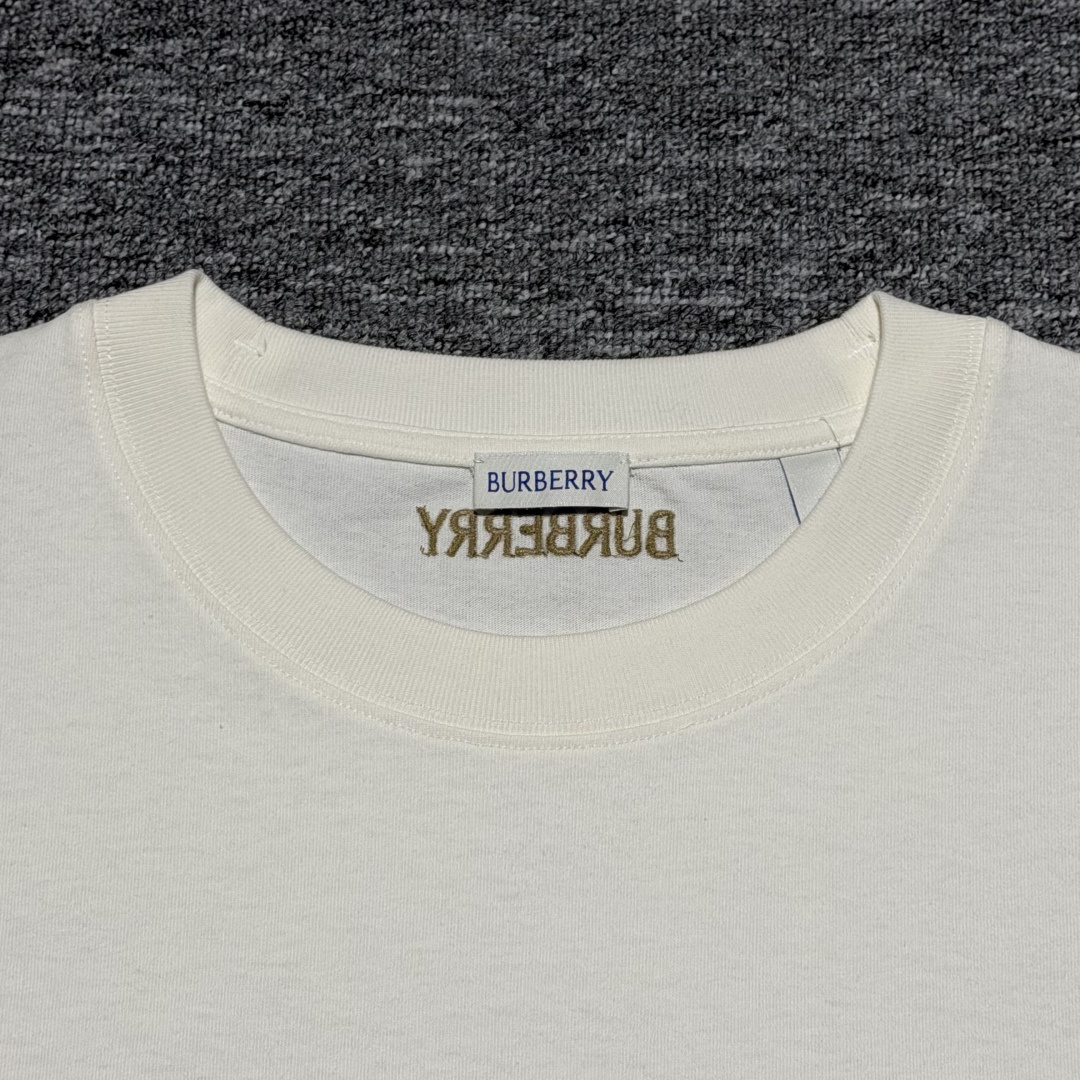 Burberry Check-trim cotton T-shirtBurberry（8123491）