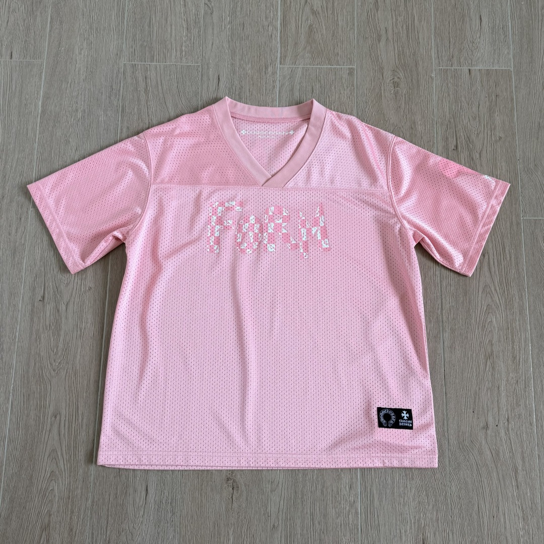 【S】Chrome Hearts PPO Form Team Mesh Warm Up Jersey Print T-Shirt Matty Boy(CH-20268104）