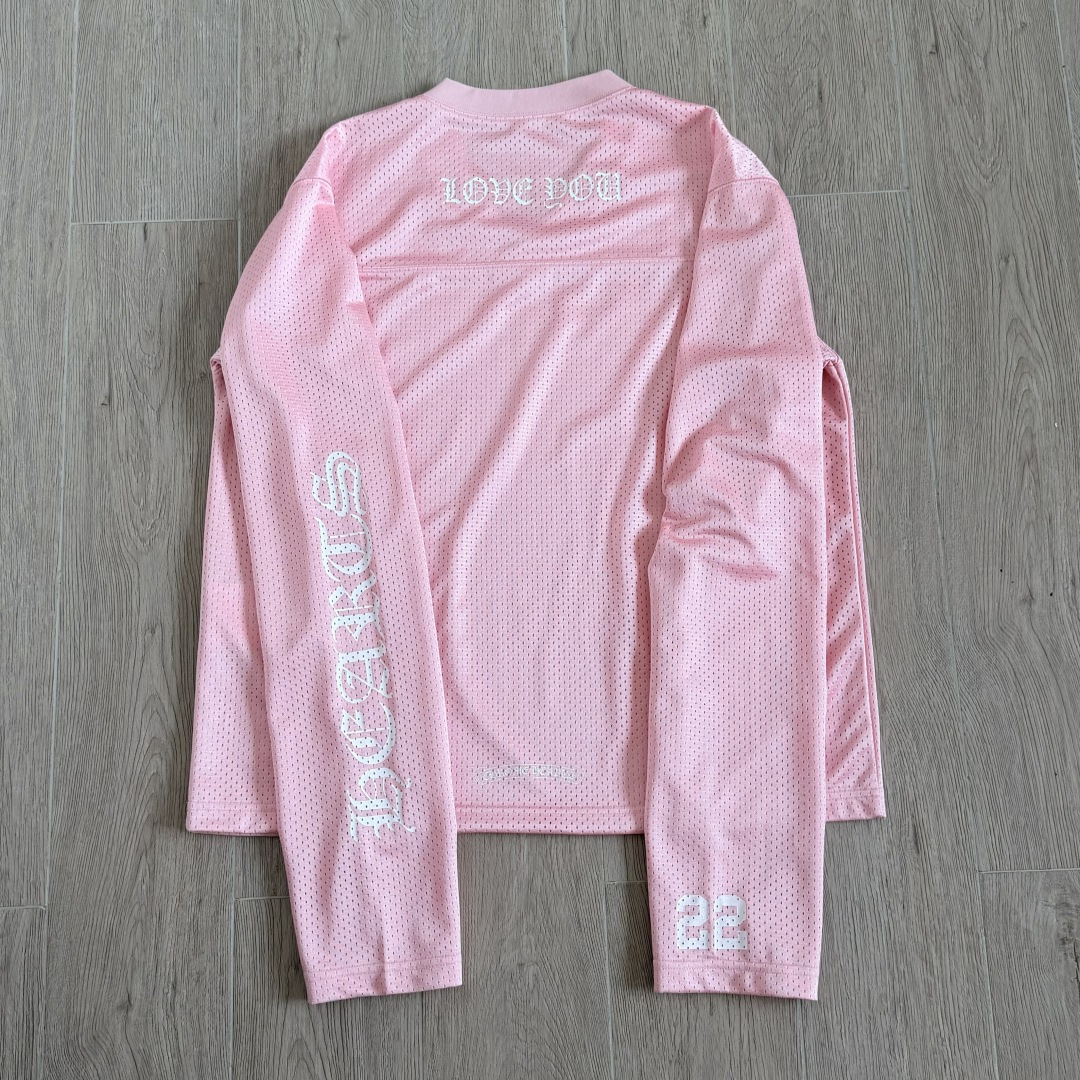 Chrome Hearts Mesh Jersey L/S T-Shirt (CH-20268105）
