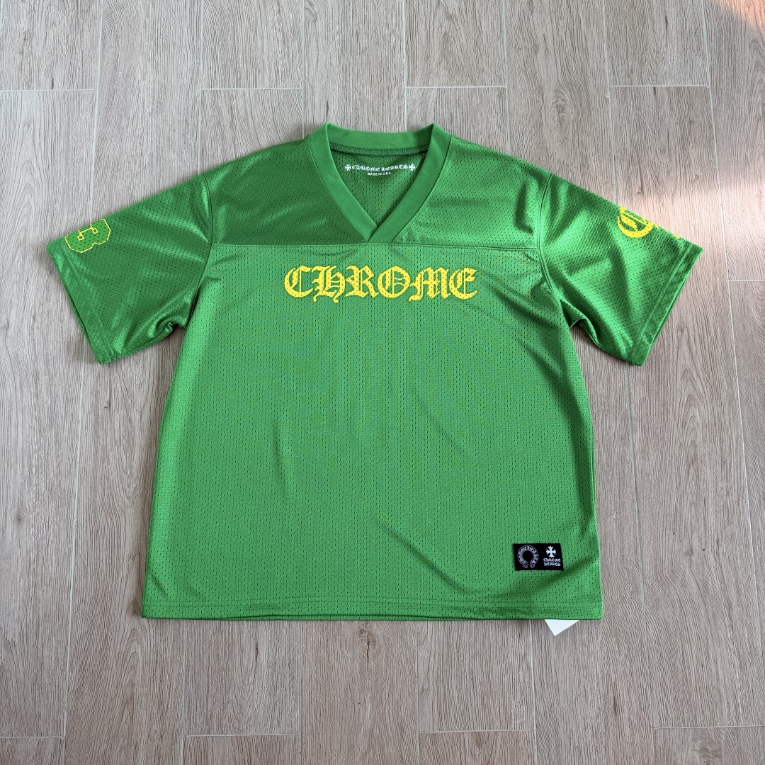 【S】Chrome Hearts PPO Form Team Mesh Warm Up Jersey Print T-Shirt Matty Boy(CH-20268104）