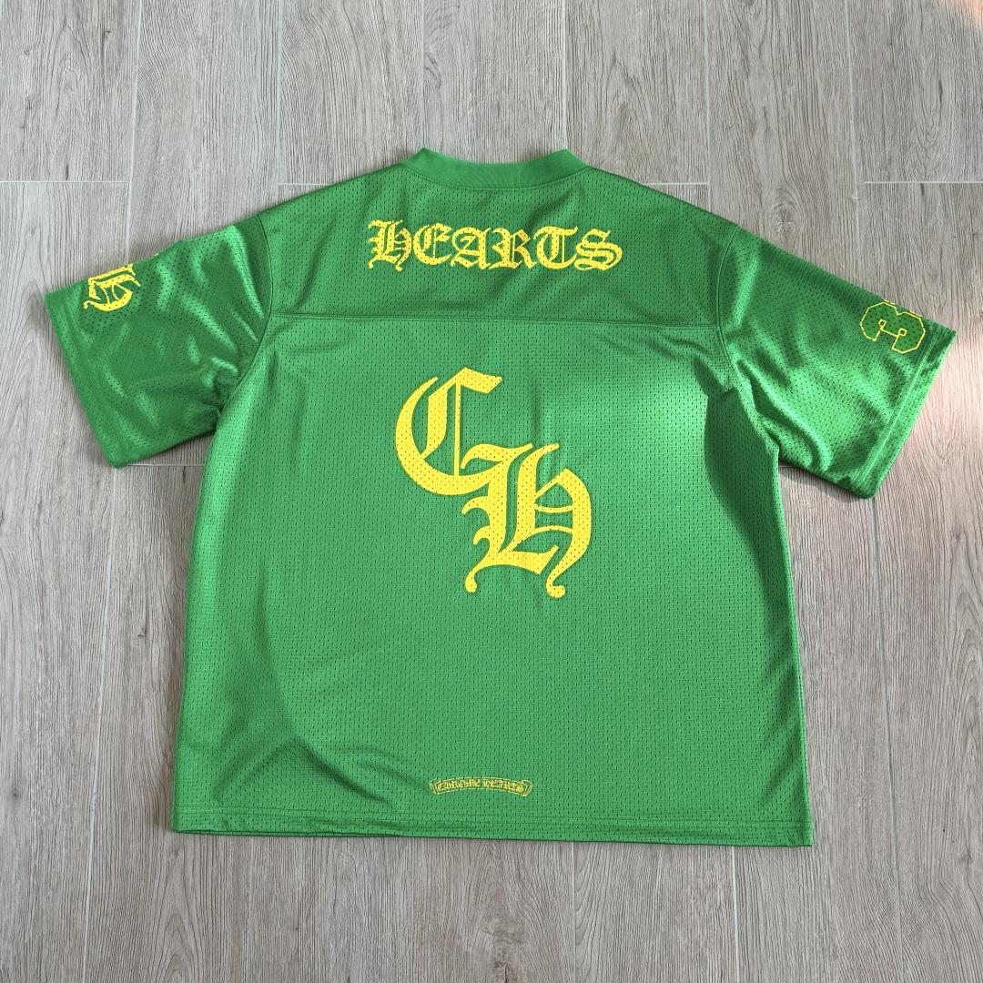 【S】Chrome Hearts PPO Form Team Mesh Warm Up Jersey Print T-Shirt Matty Boy(CH-20268104）