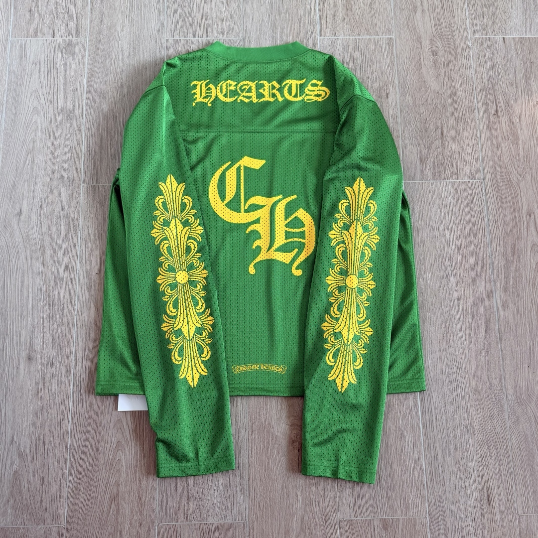 Chrome Hearts Mesh Jersey L/S T-Shirt (CH-20268105）