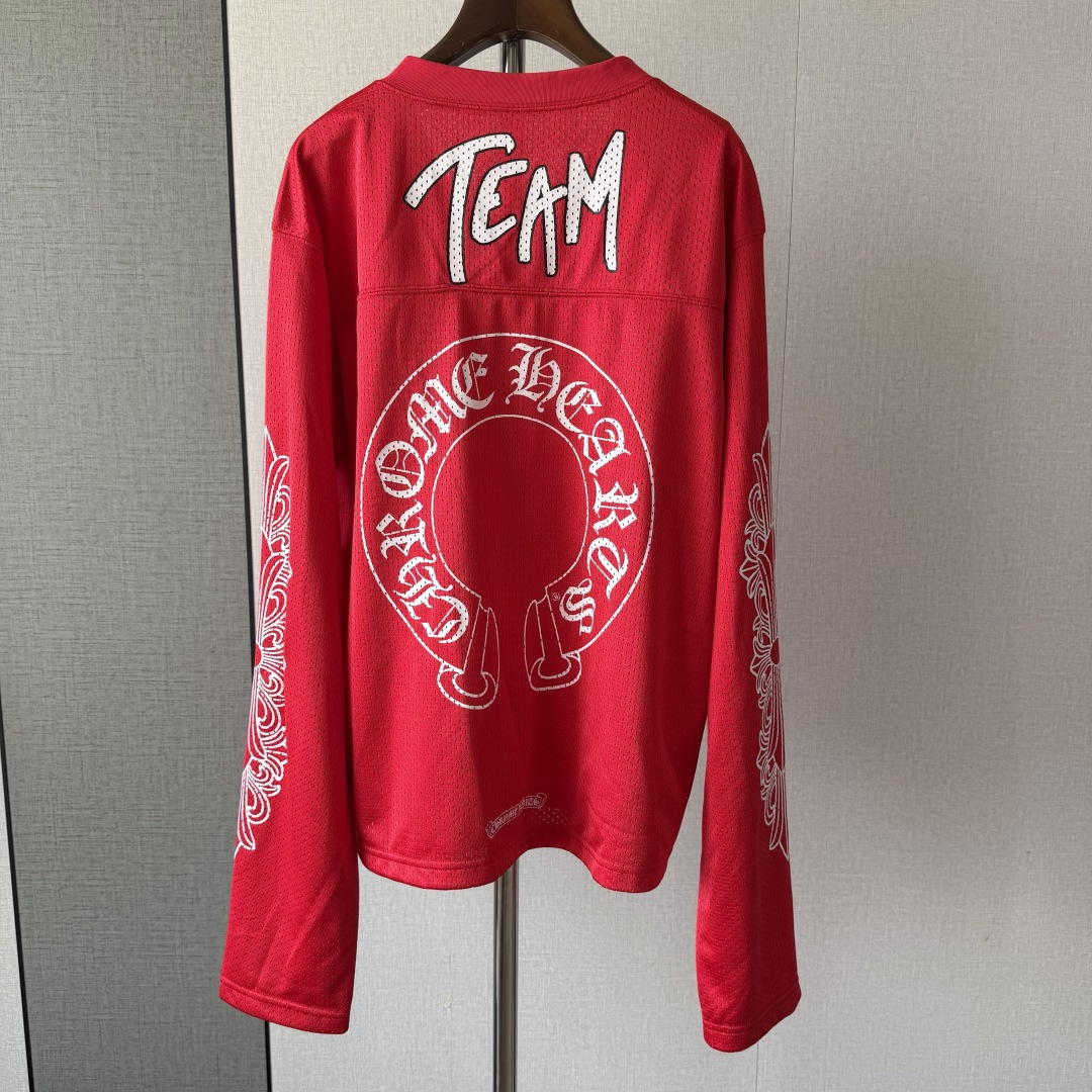 Chrome Hearts Mesh Jersey L/S T-Shirt (CH-20268105）