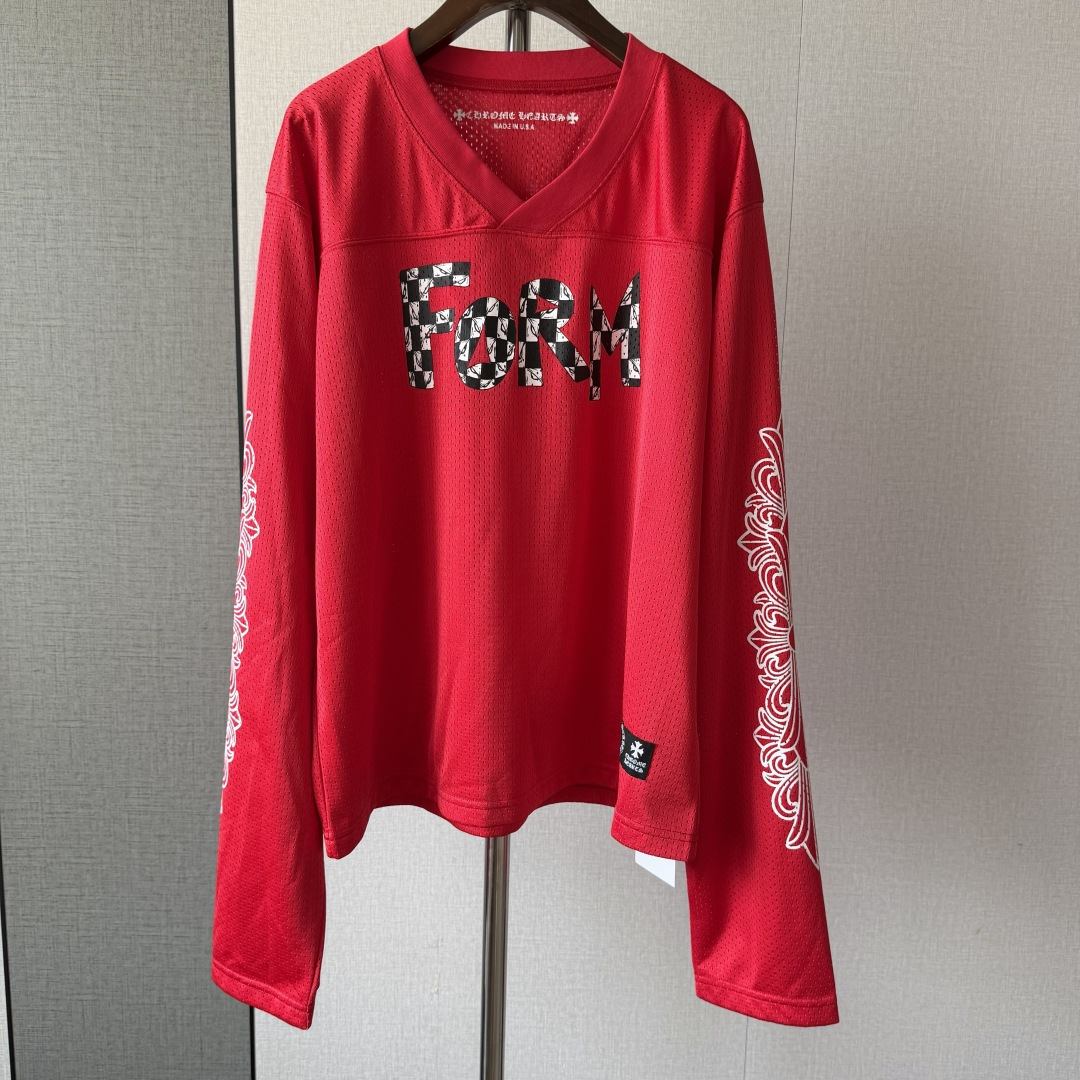 Chrome Hearts Mesh Jersey L/S T-Shirt (CH-20268105）