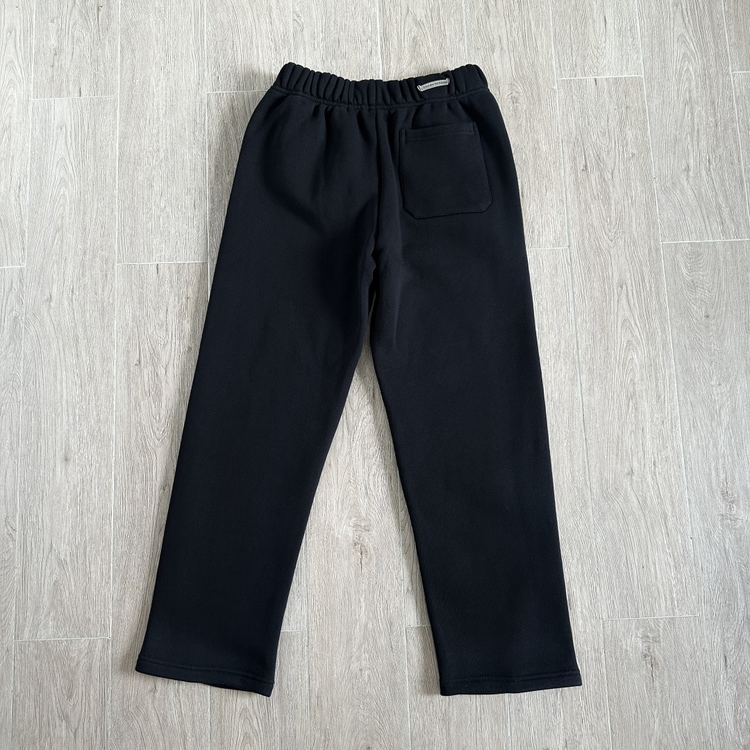 【S】Chrome Hearts Y Not CH Applique Embroidery Sweat Pants "Grey"(CH-20268124）