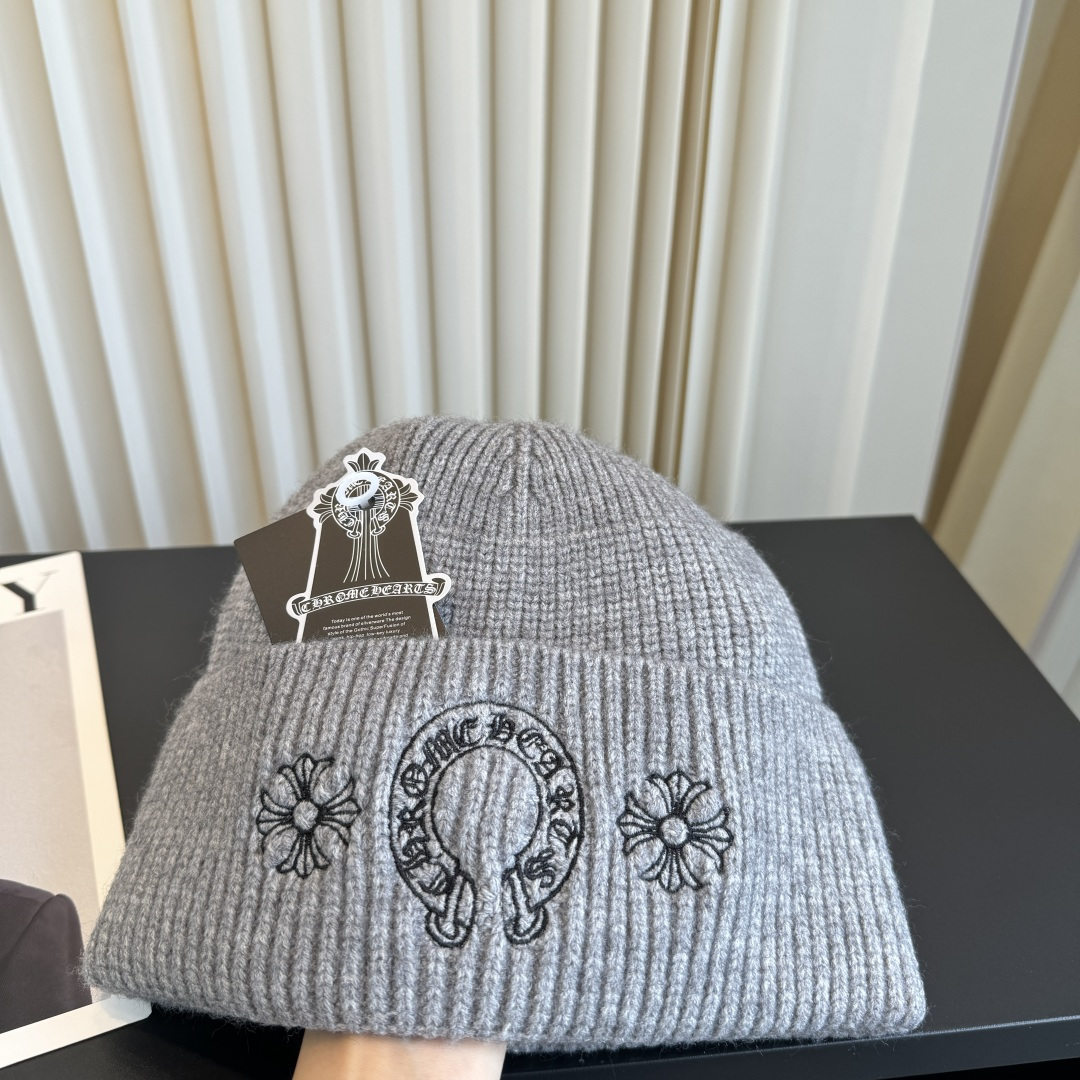 Chrome Hearts Wool Watch Cap Horseshoe（CHCAP1）