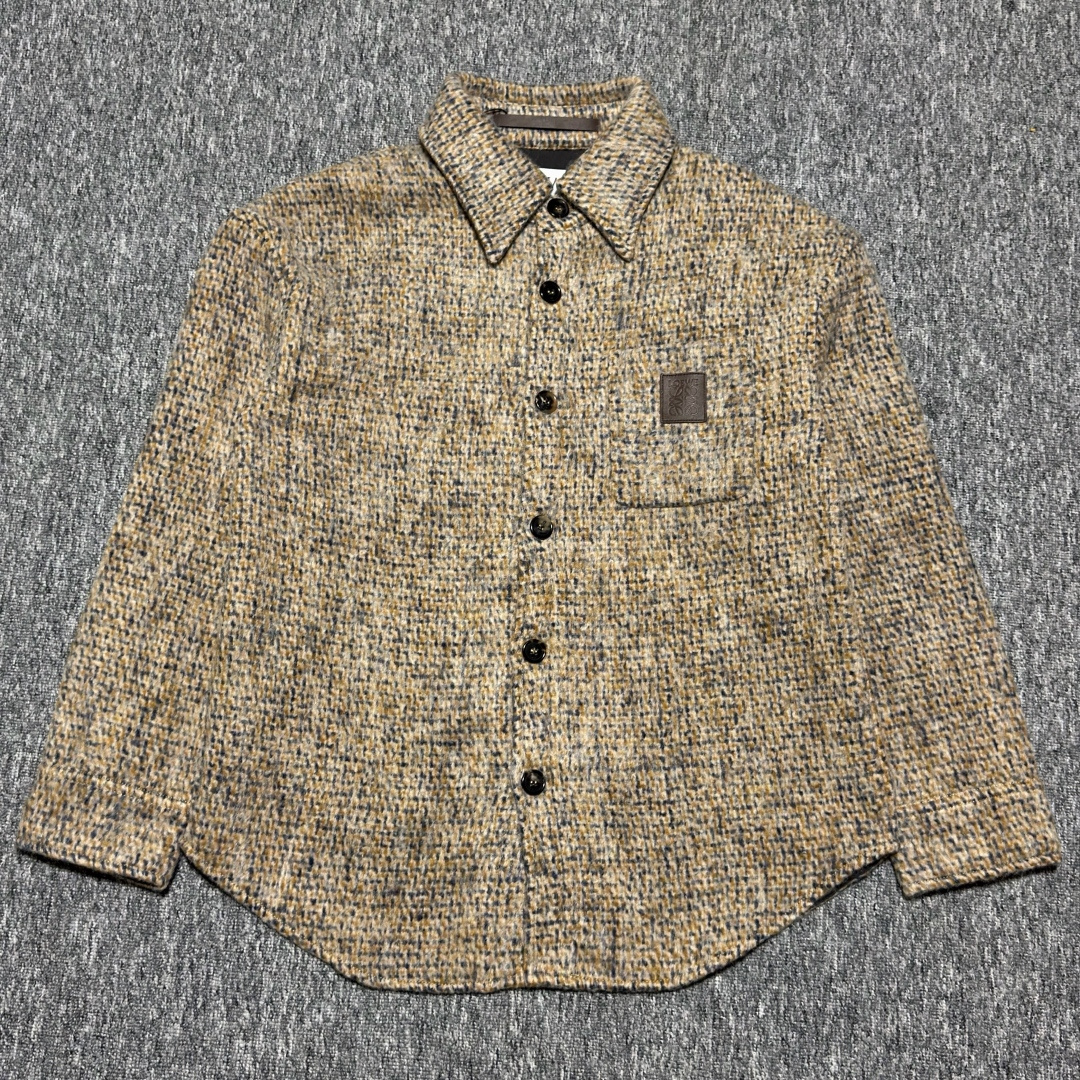 Loewe Men's Brown Overshirt（H526Y02X55 6853）