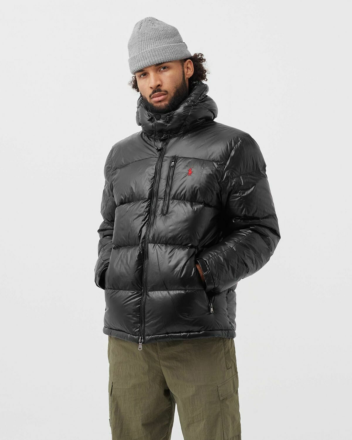 Polo Ralph Lauren Water Repellent Down Jacket Black Down ...
