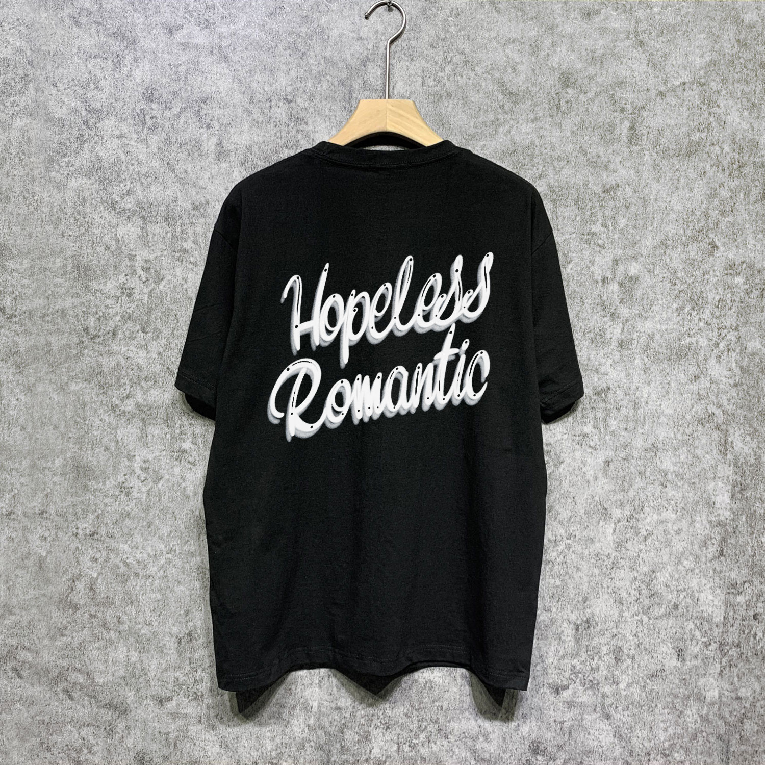 Amiri Cotton Logo T-shirt(AMJYTE1170-BLACK）