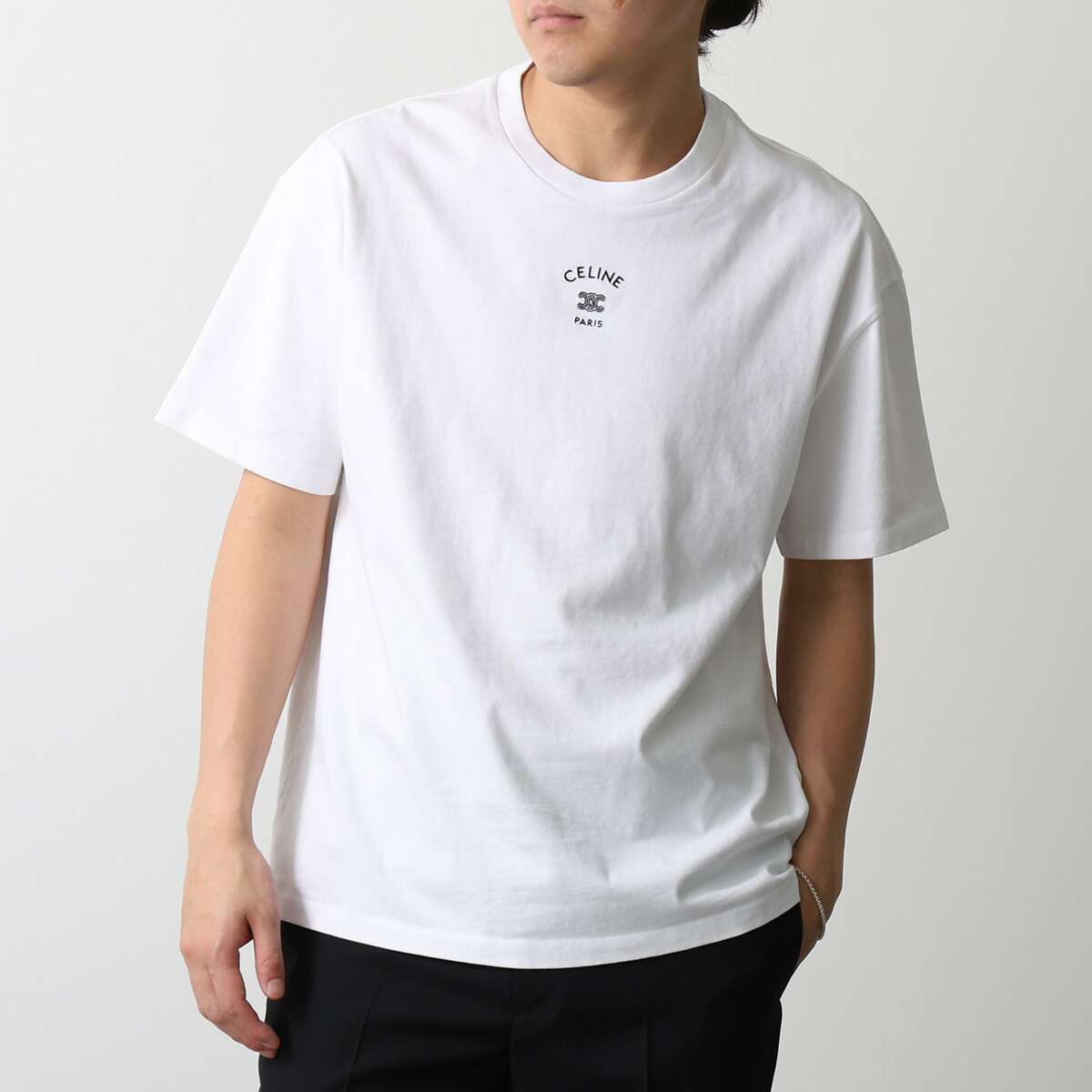 楽天市場】CELINE セリーヌ Tシャツ RX0LA1242.01OK メンズ ...