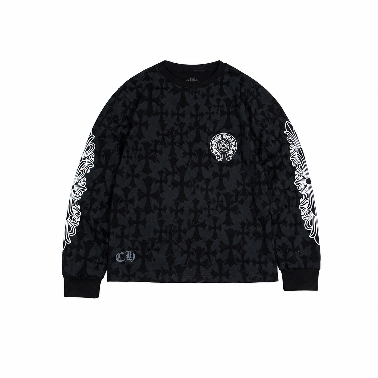 Chrome Hearts T-shirt Unisex Black(CH-0788918）