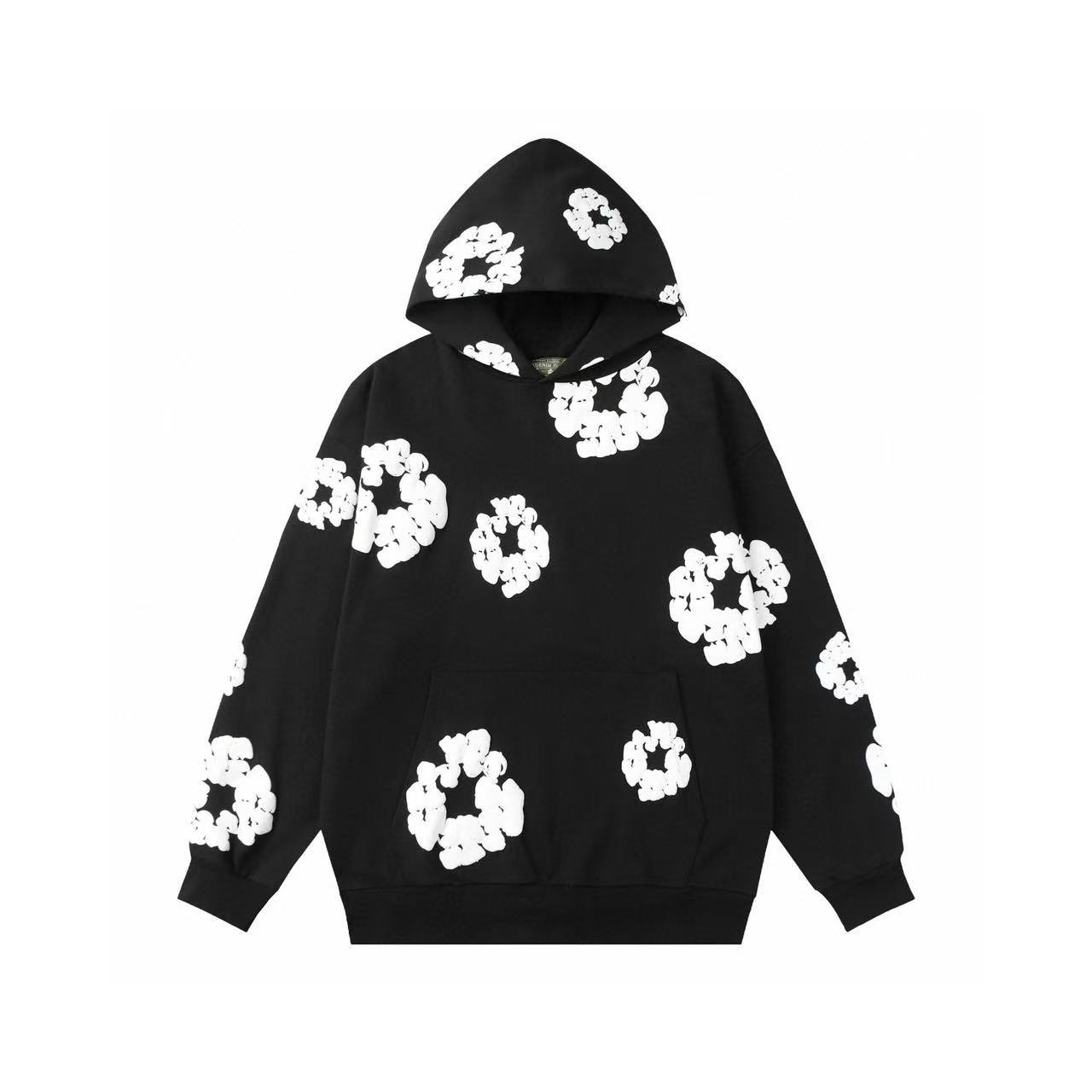 DENIM TEARS The Cotton Wreath Sweatshirt "Black"(301-010-30）