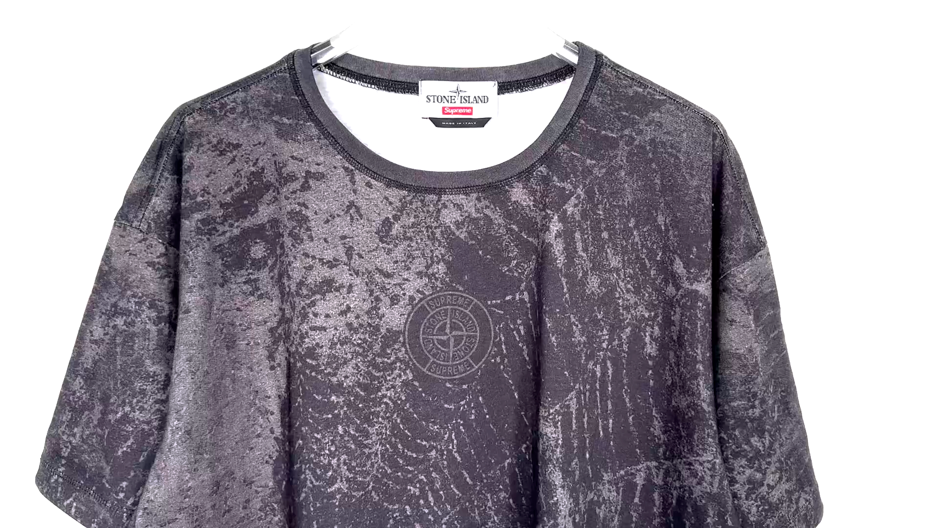 SUPREME X STONE ISLAND FW23 FELPA TEE（SUP-FW23-168）