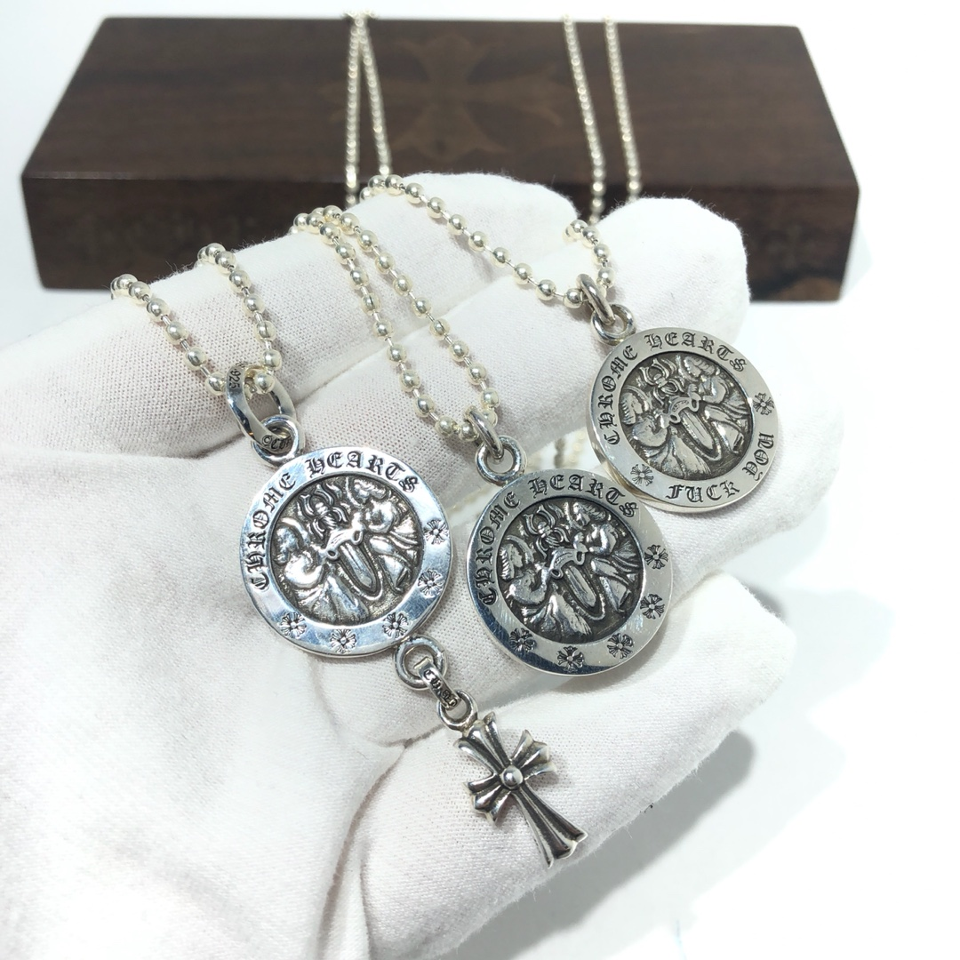 CHROME HEARTS DISC NECKLACE（CH000608）