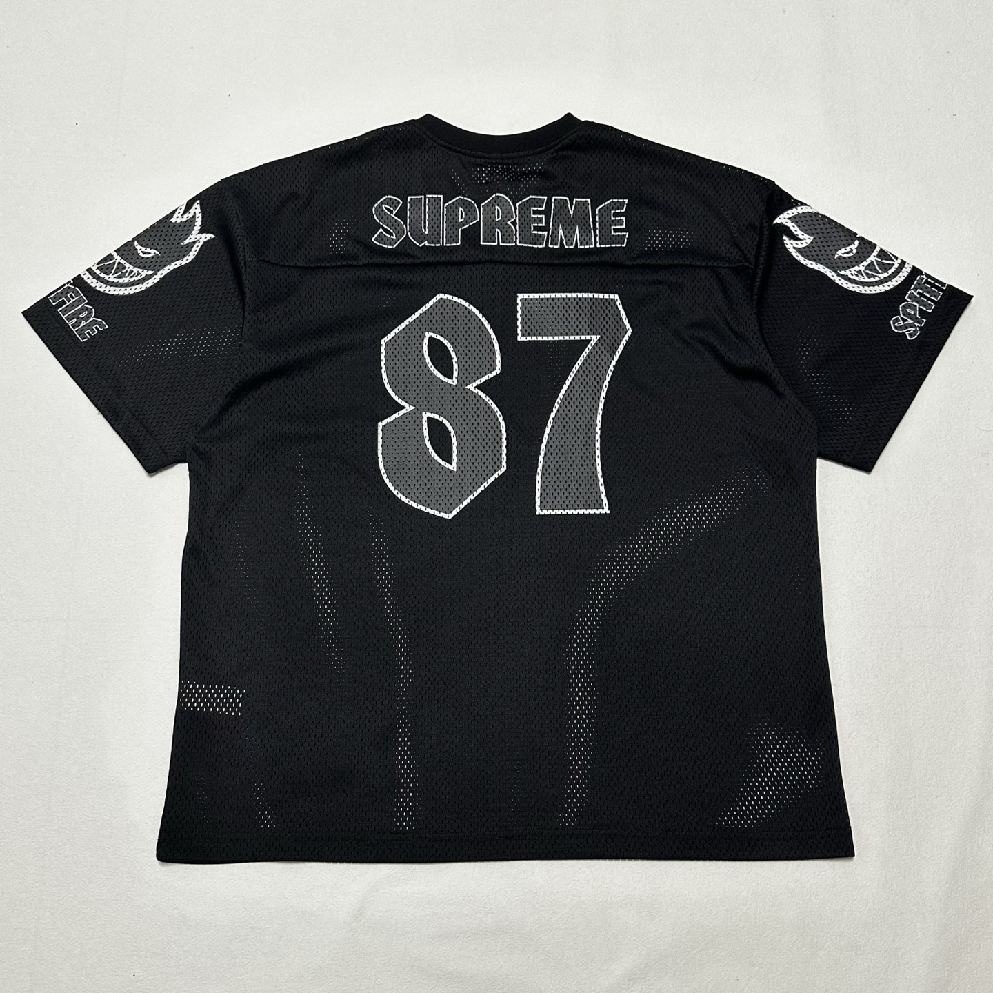Supreme x Spitfire Football Jersey "Black"（SUP-SS26-338）
