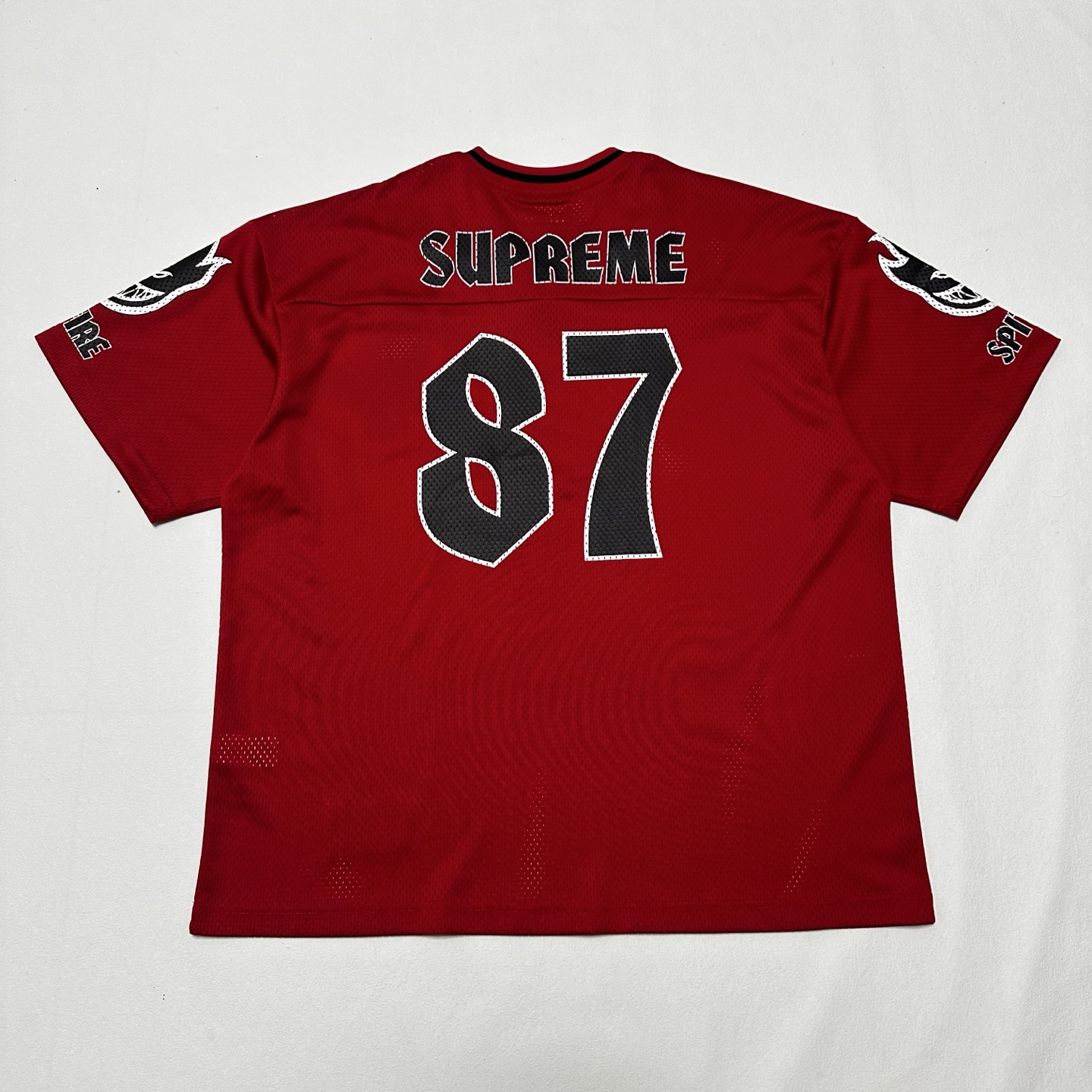 Supreme x Spitfire Football Jersey "Black"（SUP-SS26-338）