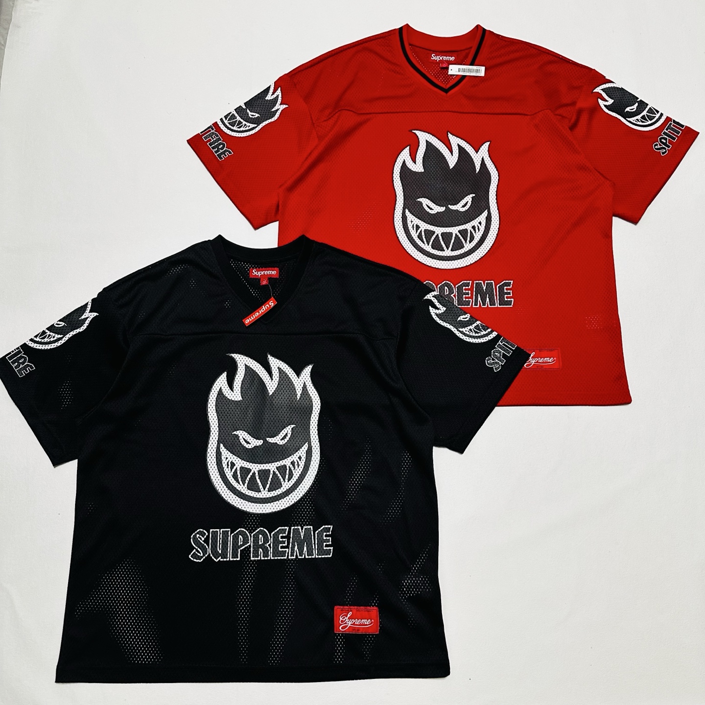 Supreme x Spitfire Football Jersey "Black"（SUP-SS26-338）