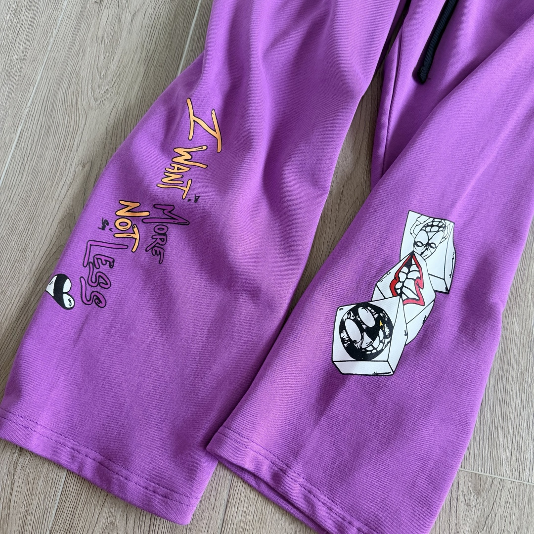 Chrome Hearts Matty Boy PURRELLE Graffiti Sweatpants (CH-20268111）