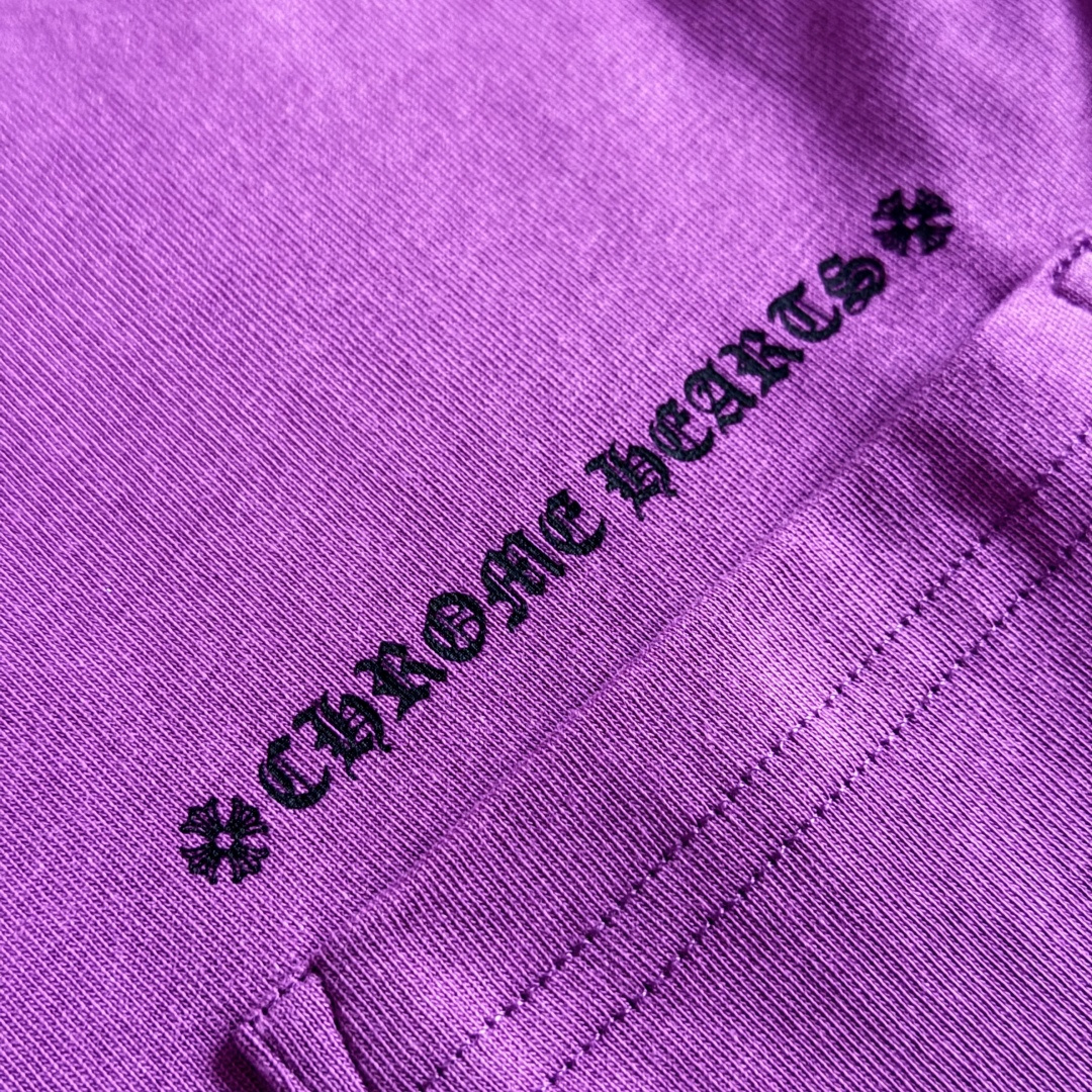 【S】Chrome Hearts Matty Boy Spider Web L/S T-Shirt "Purple" (CH-20268114）