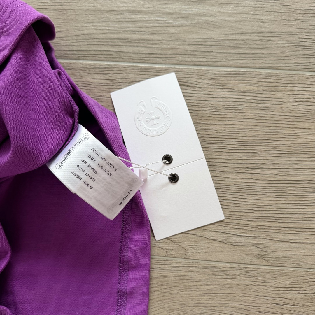 【S】Chrome Hearts Matty Boy Spider Web L/S T-Shirt "Purple" (CH-20268114）