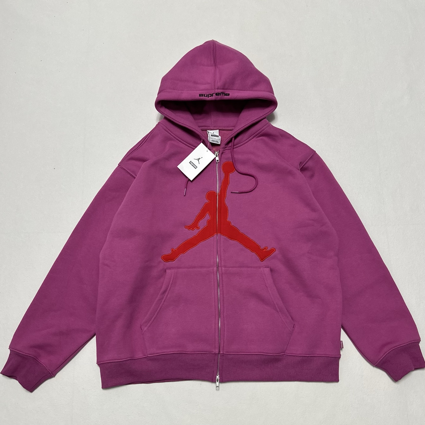 Supreme x Jordan Hooded Sweatshirt "Light Blue"（SUP-SS26-309）