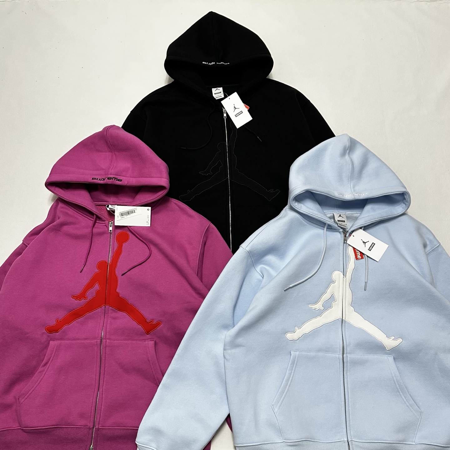 Supreme x Jordan Hooded Sweatshirt "Light Blue"（SUP-SS26-309）