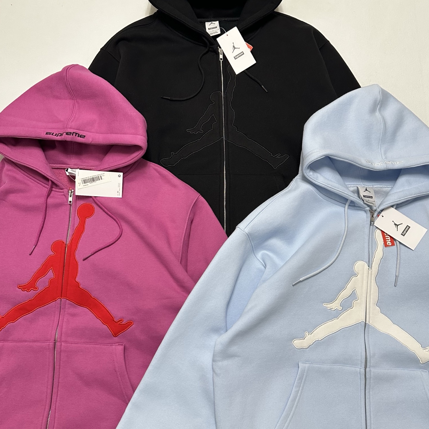 Supreme x Jordan Hooded Sweatshirt "Light Blue"（SUP-SS26-309）
