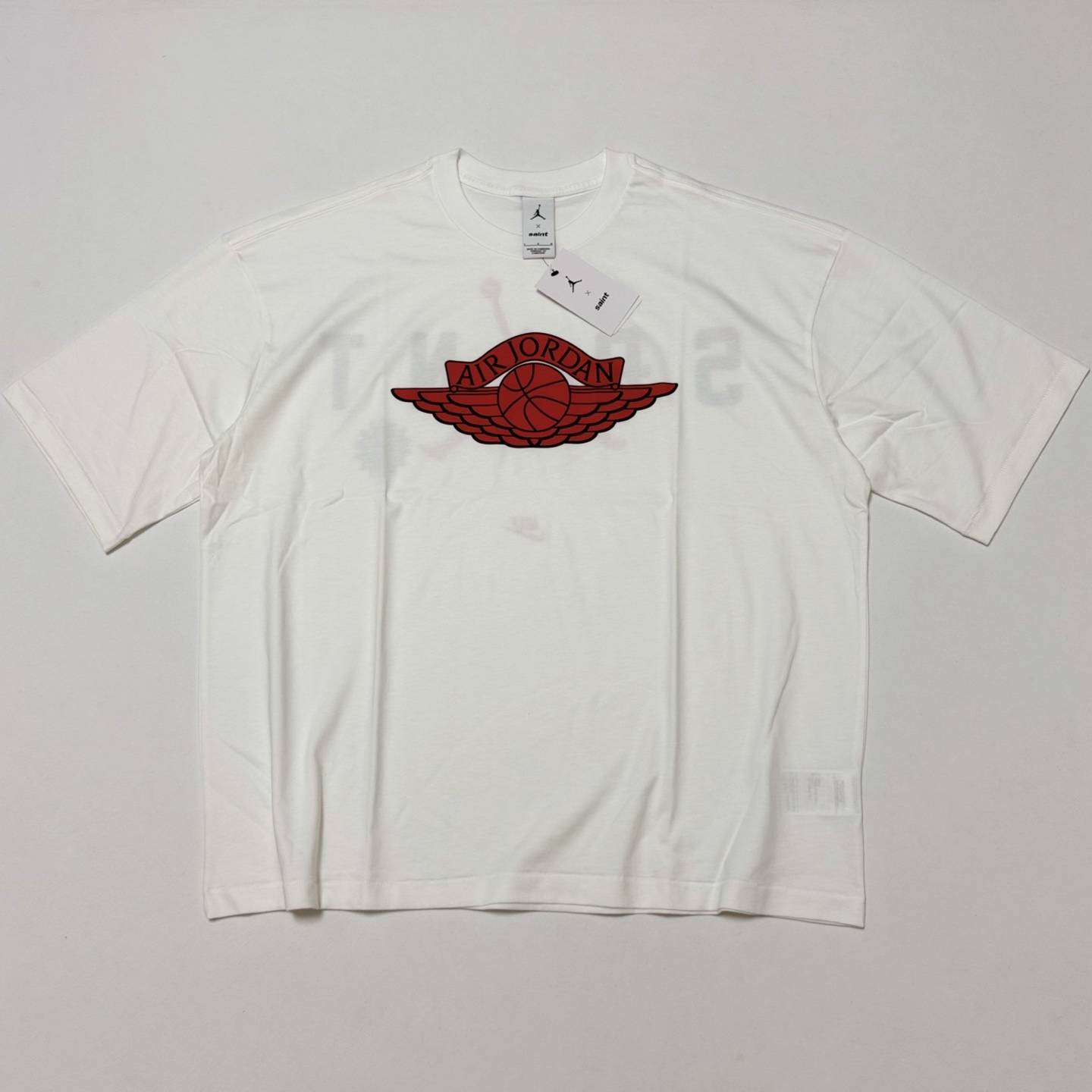 Jordan x Saint Mxxxxxx T-shirt White ( SM-MK8-0000-J07）