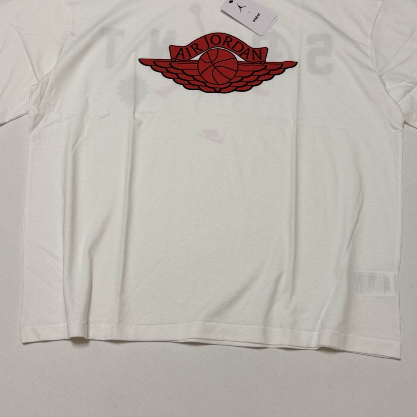 Jordan x Saint Mxxxxxx T-shirt White ( SM-MK8-0000-J07）