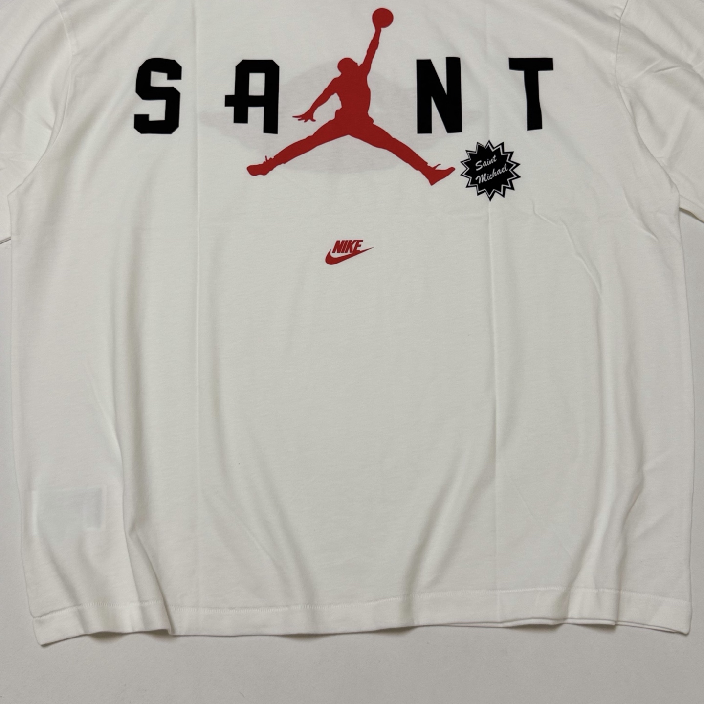 Jordan x Saint Mxxxxxx T-shirt White ( SM-MK8-0000-J07）