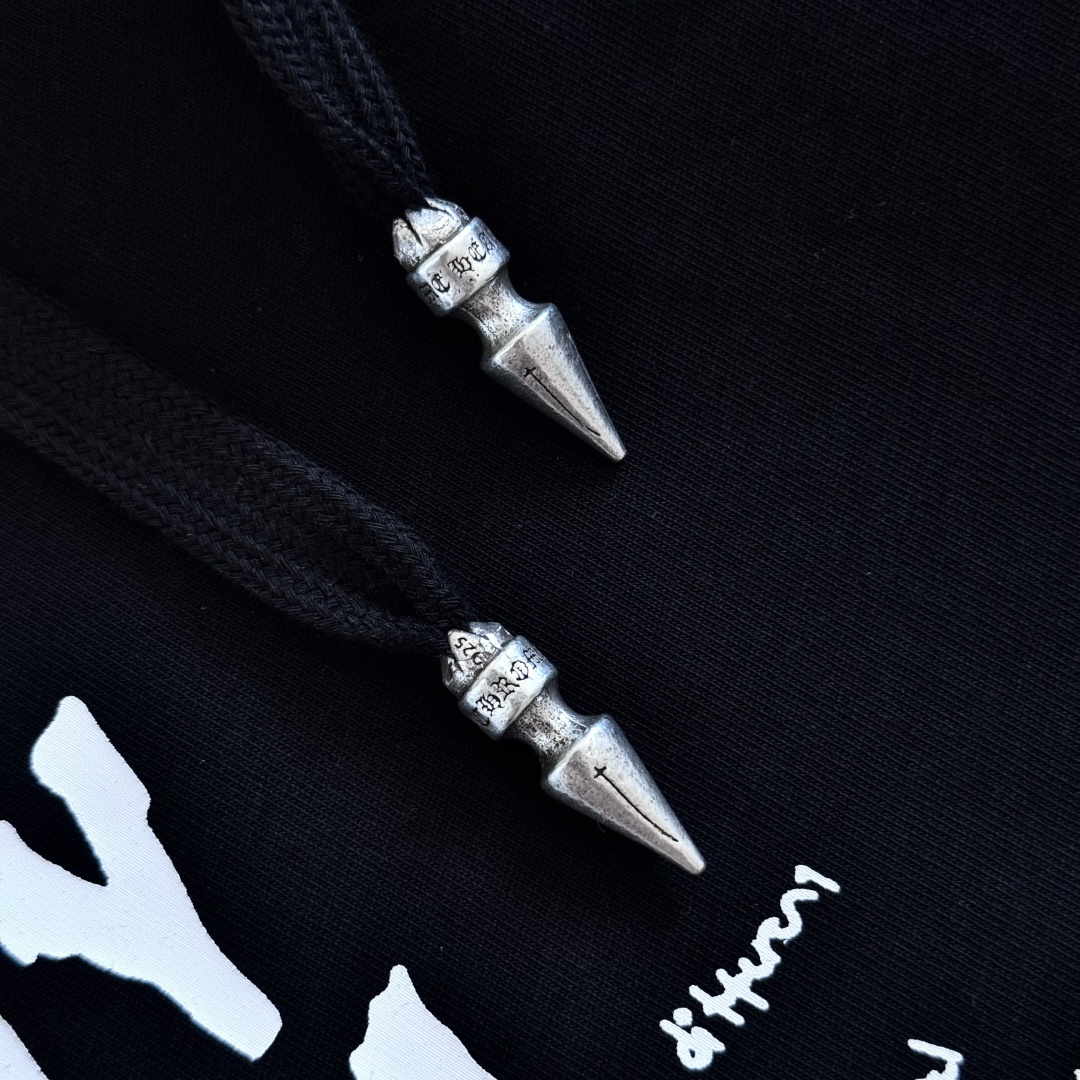 【S】Chrome Hearts JJS Deadly Doll Miami Exclusive Black Pants (CH2026893）