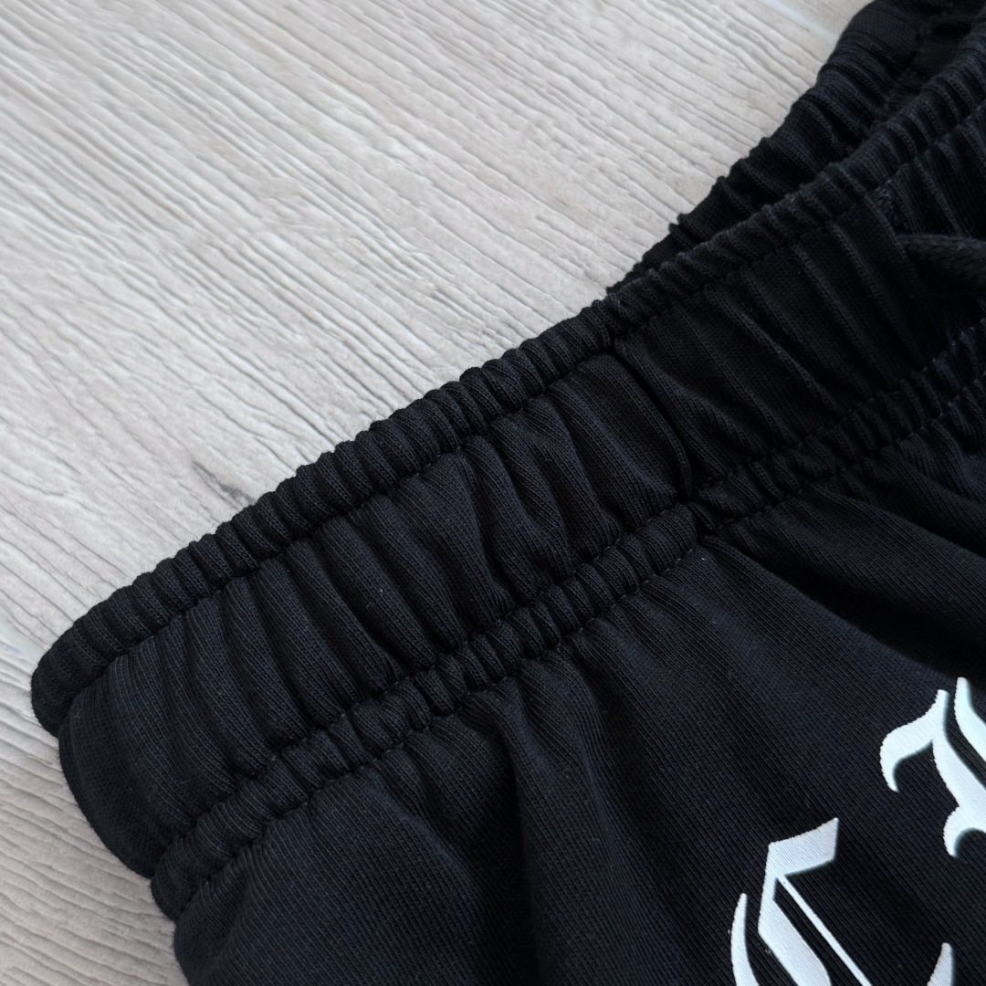 【S】Chrome Hearts JJS Deadly Doll Miami Exclusive Black Pants (CH2026893）